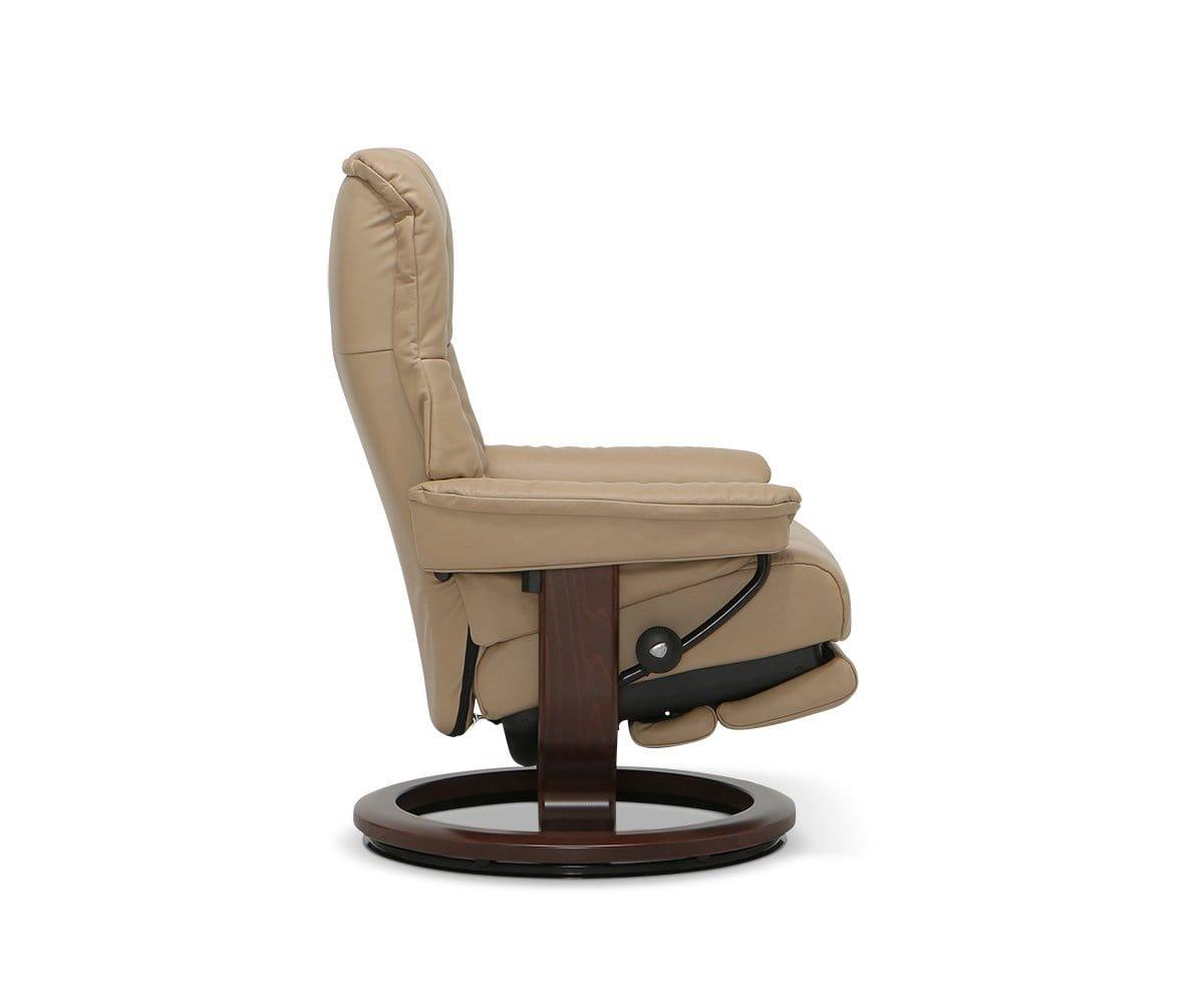 Stressless® Mayfair Power Recliner with Adjustable Leg & Back Support - Perfect for Living Room, Home Theater & Office Relaxation