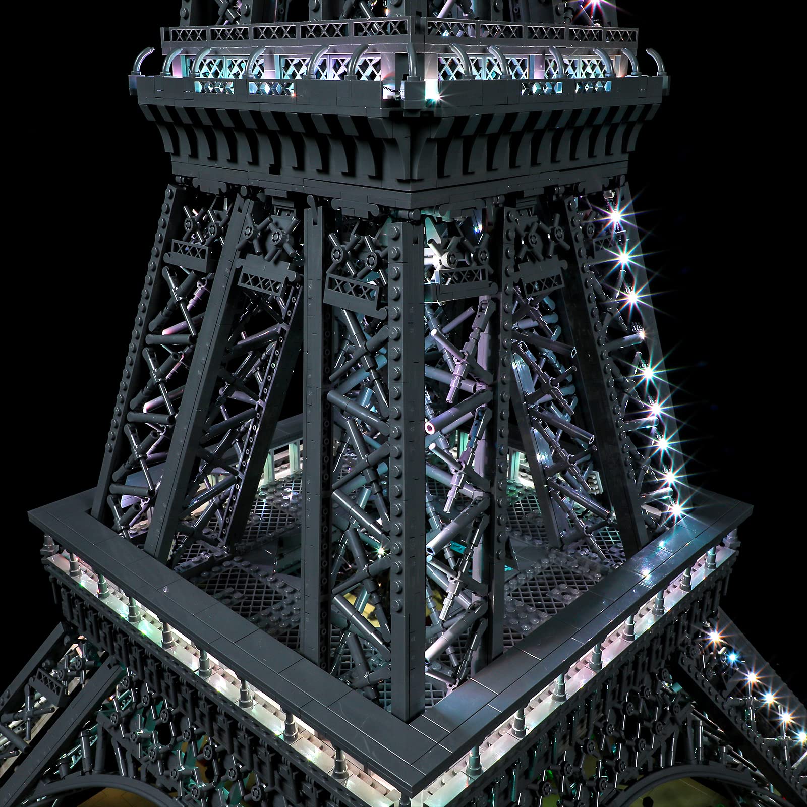 BRIKSMAX LED Lighting Kit for Lego Architecture Eiffel Tower (Remote Control Version) - Compatible with Lego 10307 Building Blocks Model - Perfect for Home Decoration, Gift Giving & Lego Display Enhancement