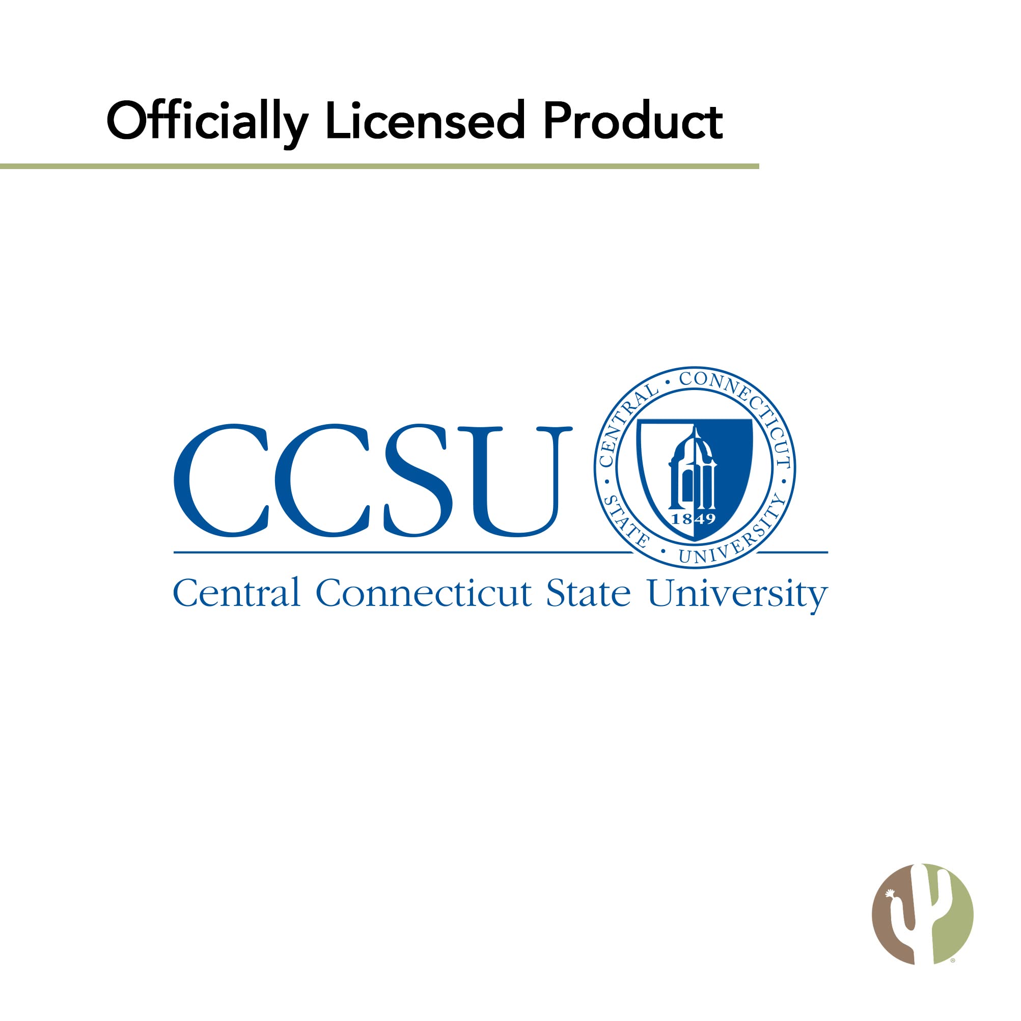 CCSU Blue Devils Football Logo Vinyl Decal Sticker - Desert Cactus Design for Laptop, Water Bottle, Car & Scrapbook | Perfect for College Fans, School Spirit & DIY Crafts