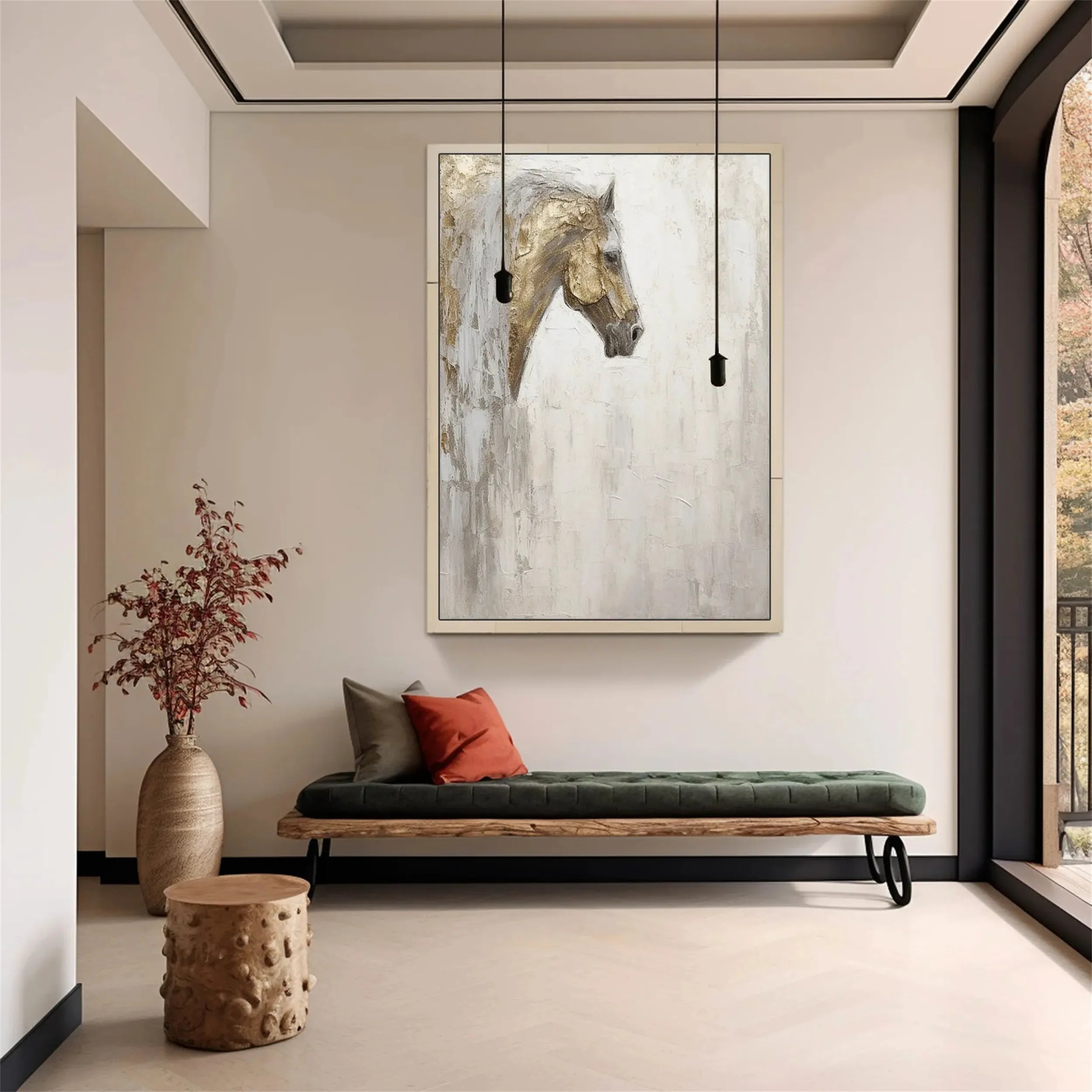 Abstract Tranquility Art Painting #WS131 - Modern Wall Decor for Living Room, Bedroom & Office - Calming Canvas Artwork for Home & Workspace