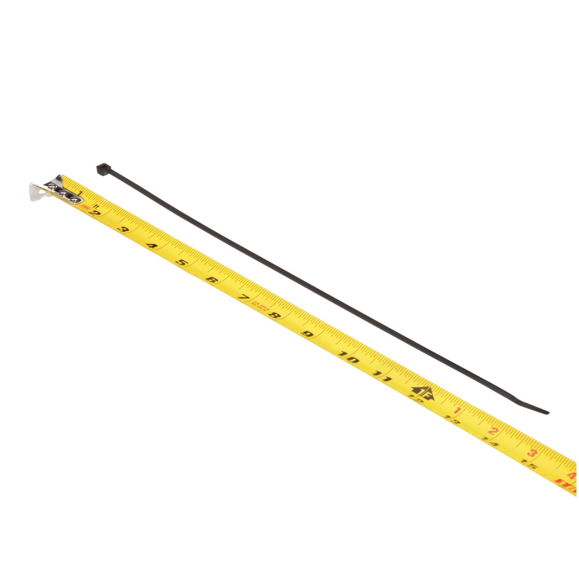 3M CT15BK50 Black Nylon Cable Ties - 50 Pack, 15 Inch Heavy Duty Zip Ties for Organizing Wires, Cables, and DIY Projects - Indoor & Outdoor Use