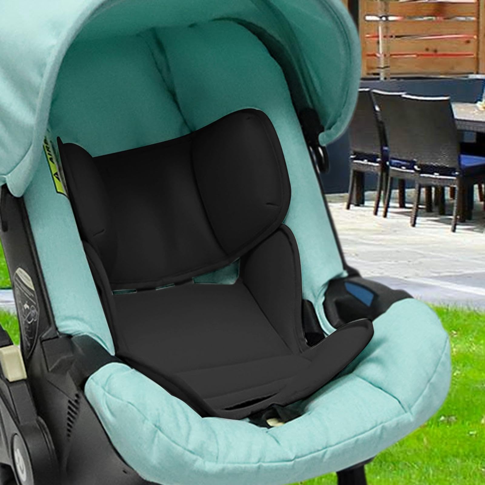 Soft Baby Car Seat Insert - Head & Body Support for Infants | Stroller Liner for Newborns | Perfect for Baby Showers, Travel & Daily Use