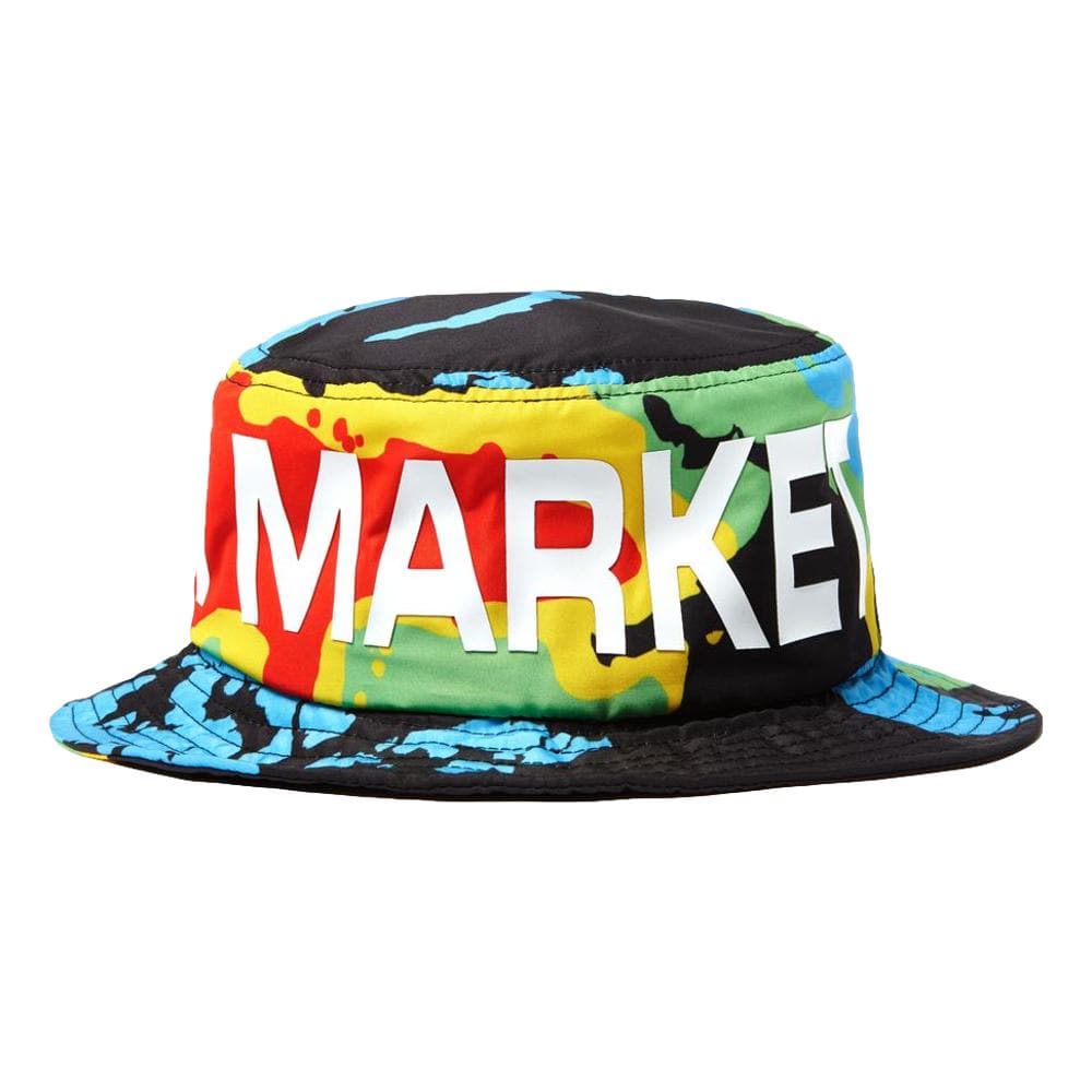 China Town Market Global Citizen Bucket Hat Black - Stylish Unisex Sun Hat for Outdoor Activities, Travel & Streetwear Fashion