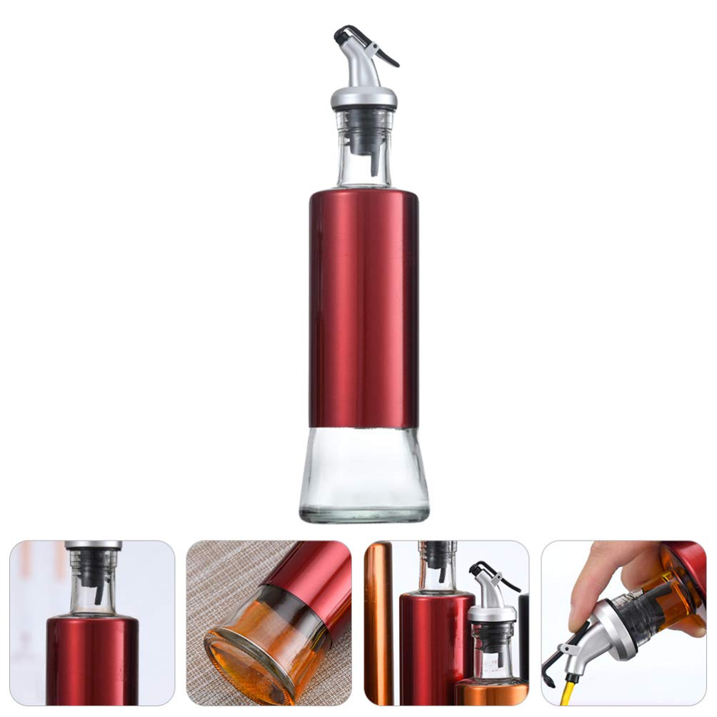 DOITOOL Stainless Steel Oil Dispenser Bottle - Kitchen Olive Oil & Vinegar Pourer with Sealing Lid - Perfect for Cooking, Salad Dressing & Baking