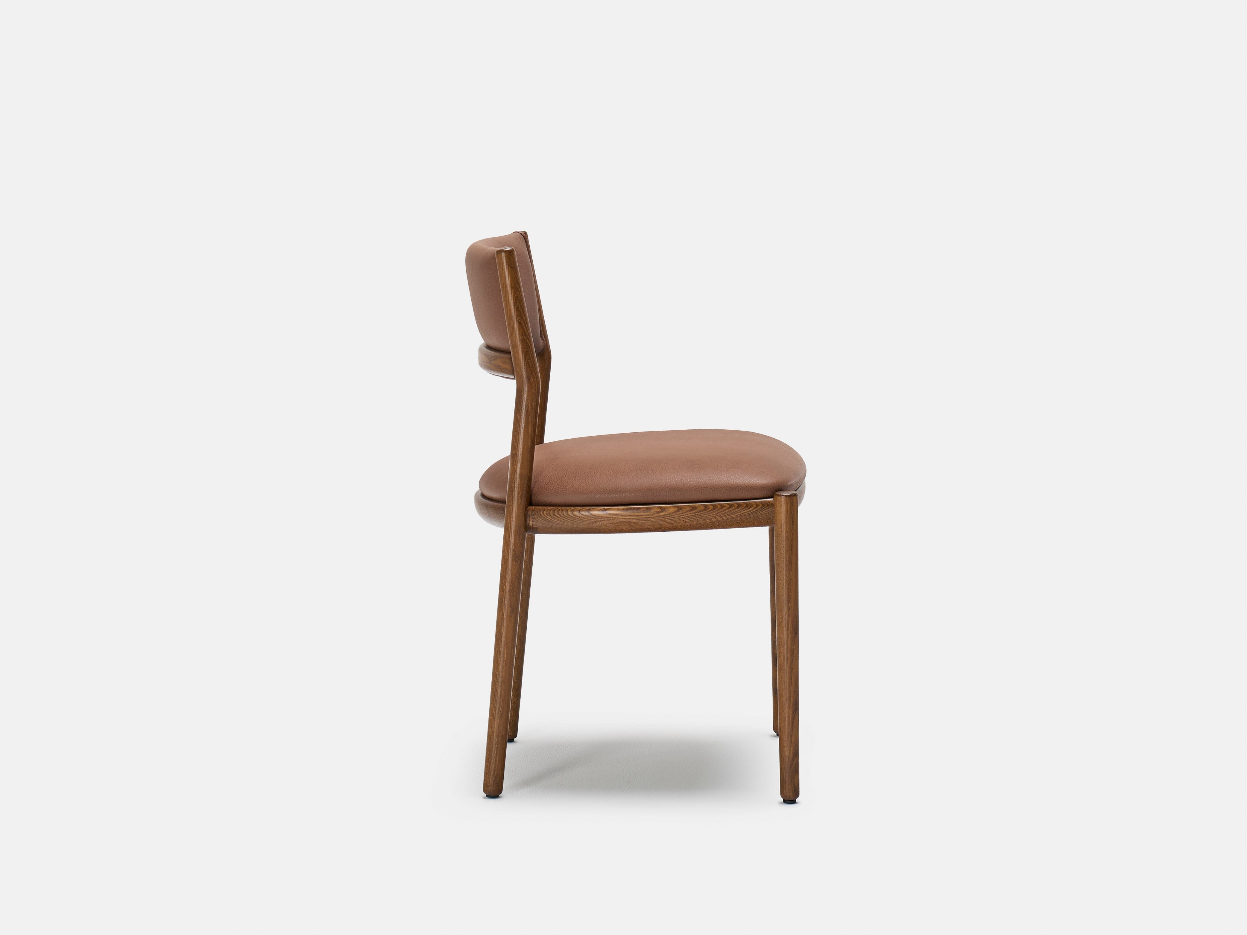 Portland Side Chair - Modern Wooden Dining Chair for Kitchen, Living Room & Office - Comfortable & Stylish Home Furniture for Small Spaces
