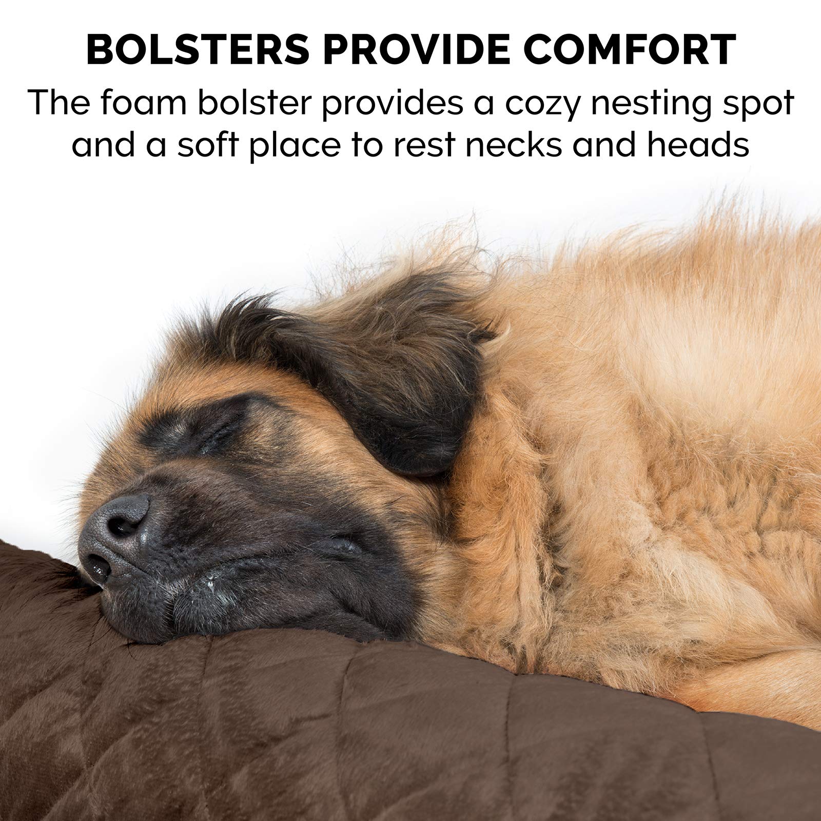 Orthopedic Dog Bed for Large Dogs - Washable Cover, Waterproof Liner - Comfort for Pets Up to 300lbs - Perfect for Home & Kennel Use