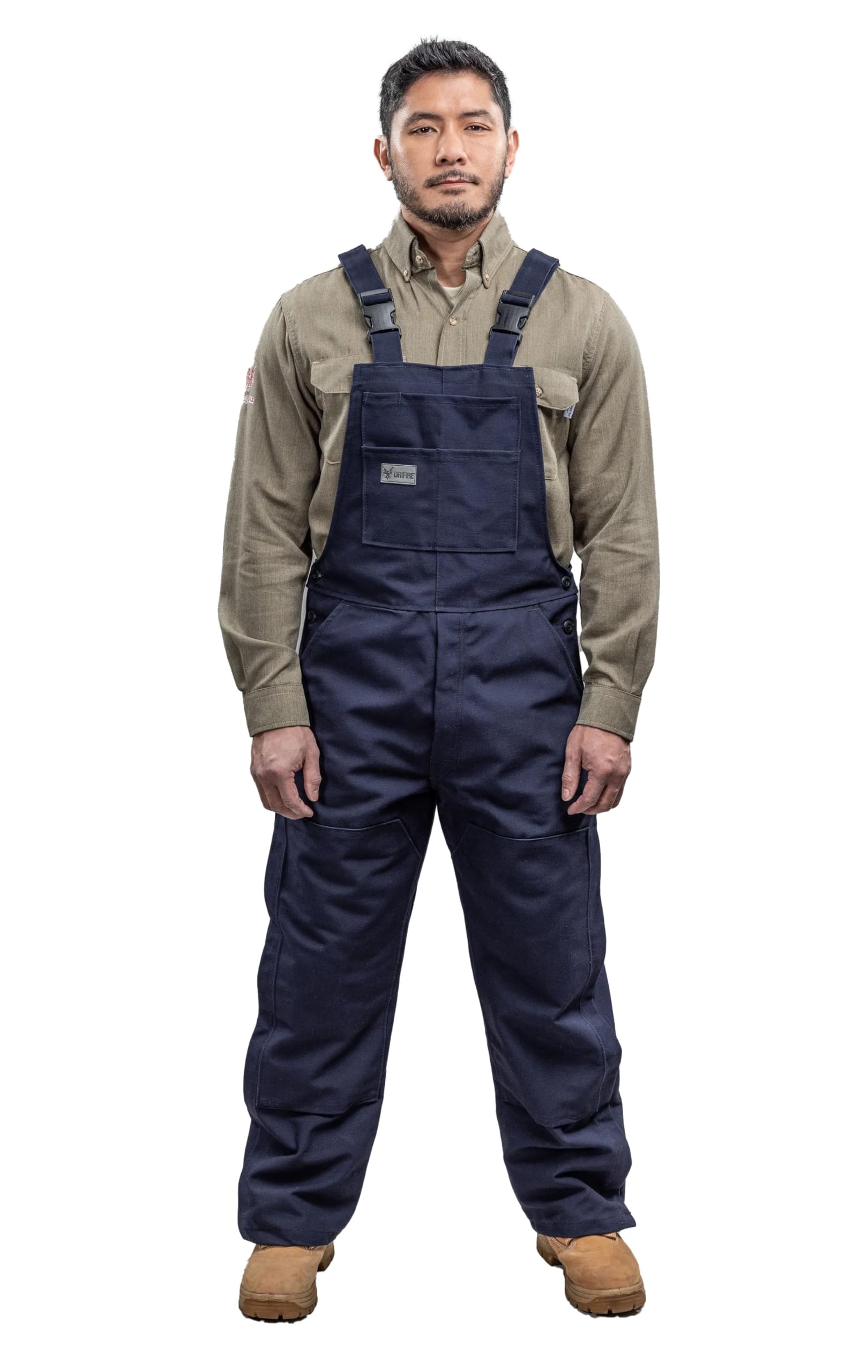DRIFIRE Flame Resistant Unlined FR Bib Overalls for Men - 40