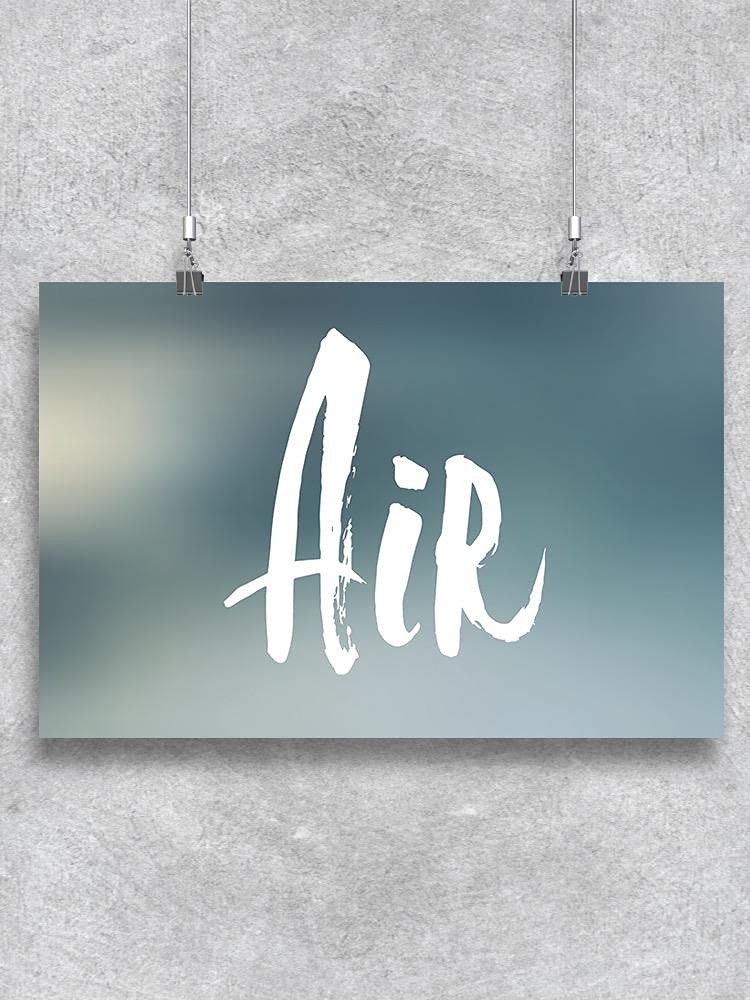 Air Poster - High-Quality Wall Art Decor for Home & Office | Perfect for Living Room, Bedroom, and Workspace Aesthetics
