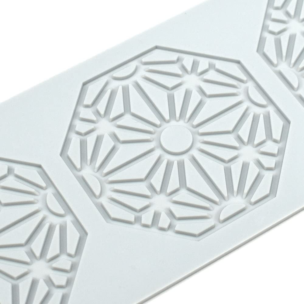 3D Hollow Leaf Fondant Lace Mold - Multi Leaves Flower Silicone Cake Decorating Molds for Chocolate, Sugar Candy & Cupcake Baking (9.6x3.4x0.12 Inch) - Perfect for Wedding Cakes, Birthday Desserts & DIY Candy Making