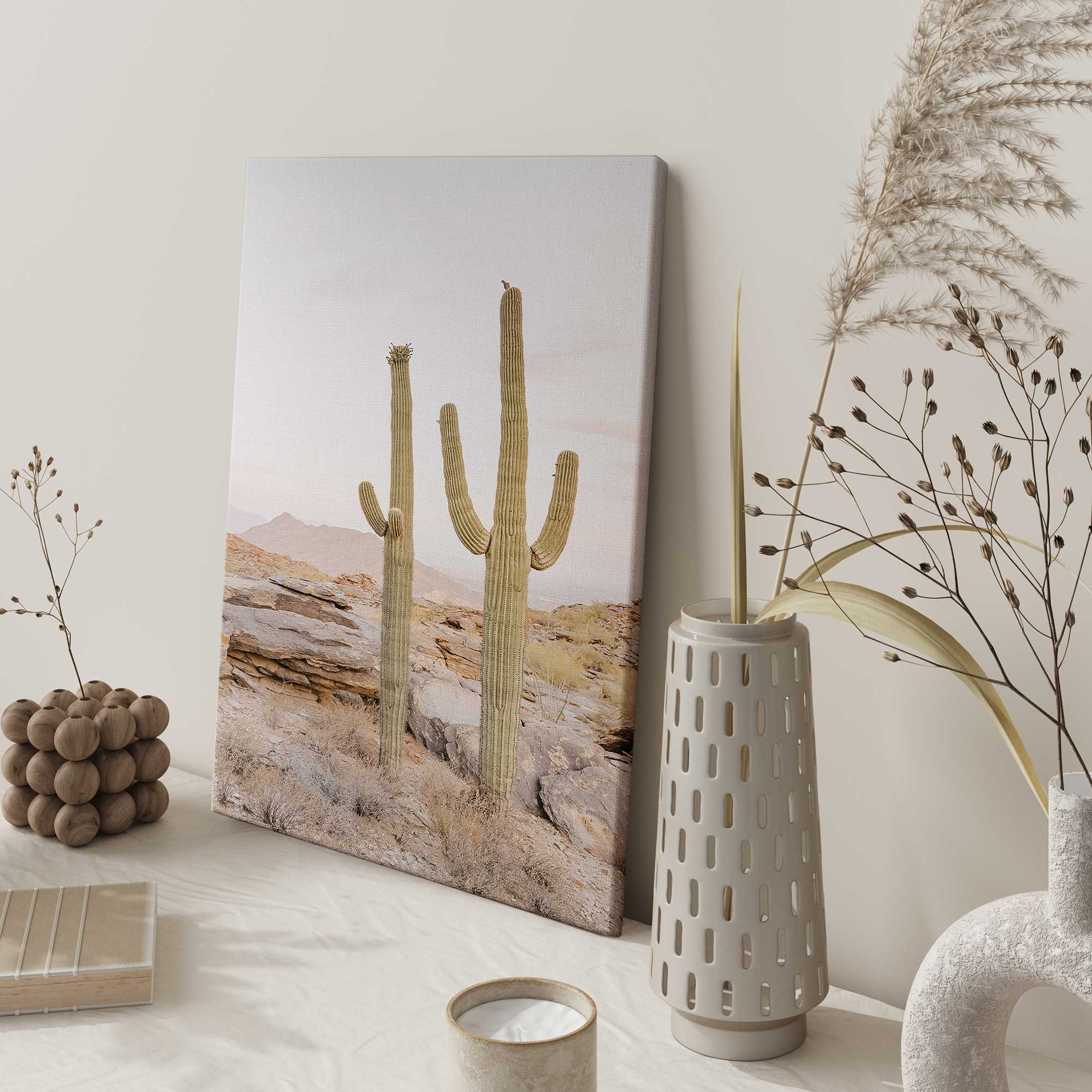 Desert Majesty Landscape Wall Art Canvas Print - Perfect for Living Room, Bedroom & Office Decor