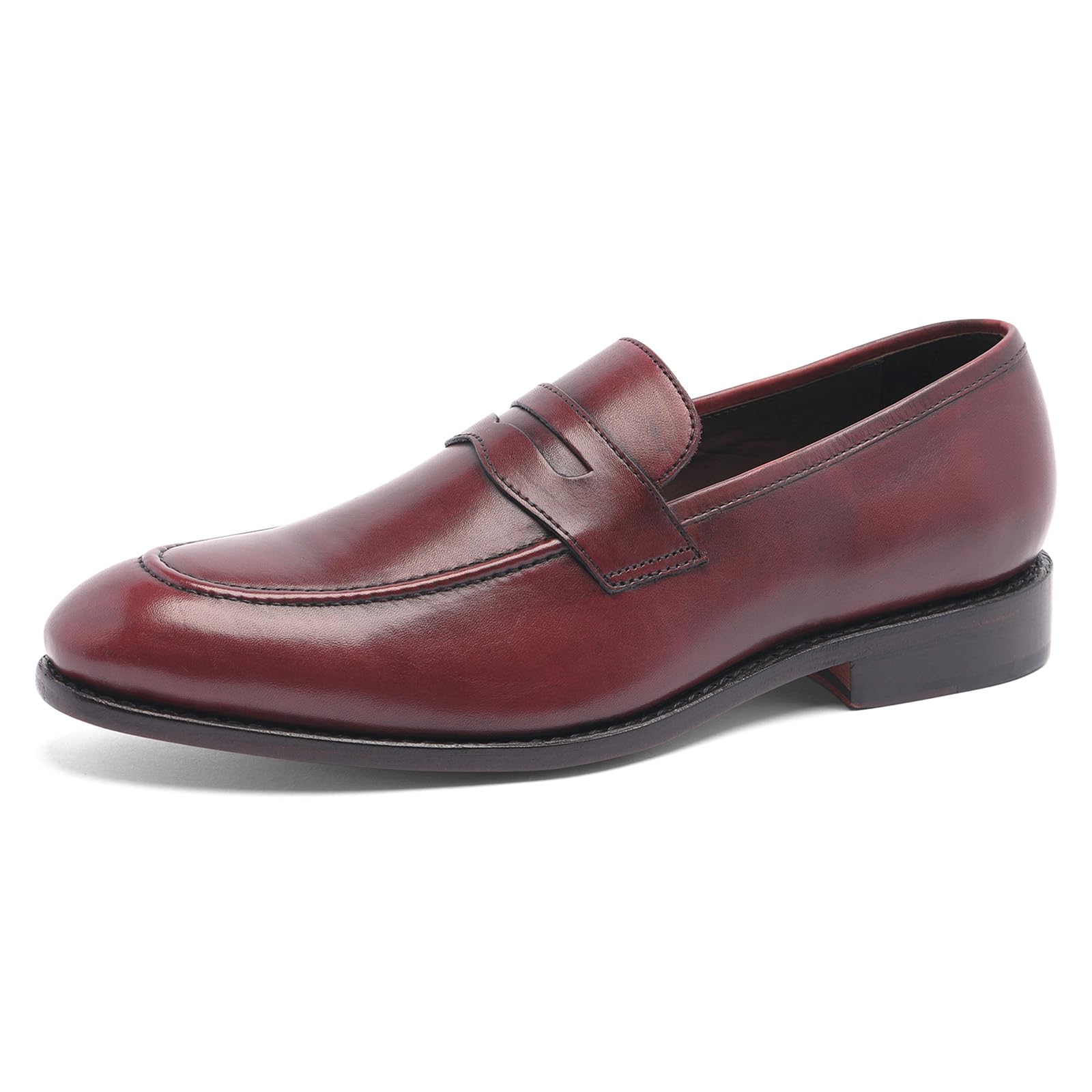 Anthony Veer Gerry Penny Loafers for Men - Premium Goodyear Welt Construction with Ortholite® Comfort Footbed & Recraftable Leather Outsole - Ideal for Business, Casual & Travel Wear