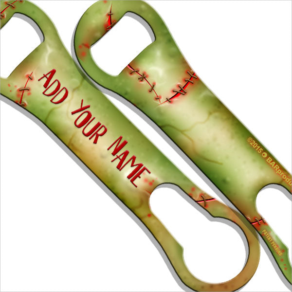 Custom Engraved V Rod® Bottle Opener - Frankenstein Design - Perfect for Motorcycle Enthusiasts & Beer Lovers - Great Gift for Bikers, Halloween Parties & Man Cave Decor