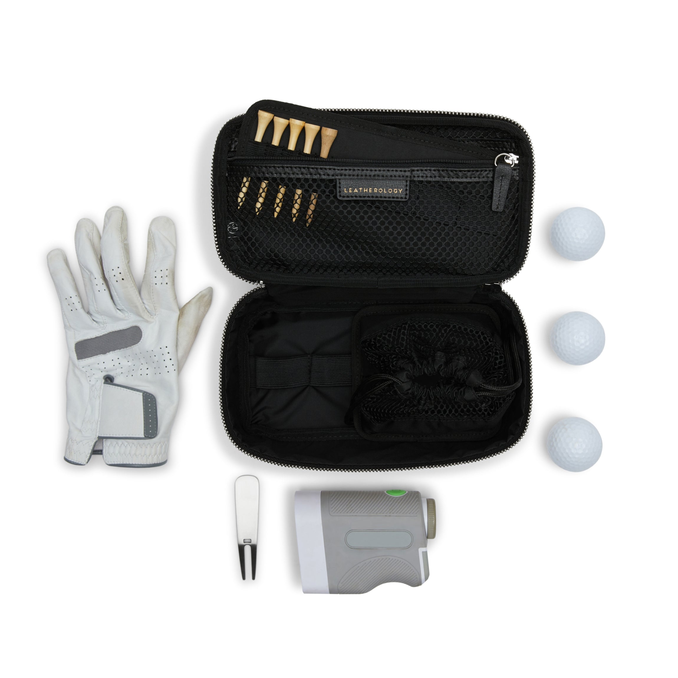 Premium Golf Organizer in Navy Blue - Durable Golf Bag Accessory for Clubs, Balls & Tees - Perfect for Golfers & Travel
