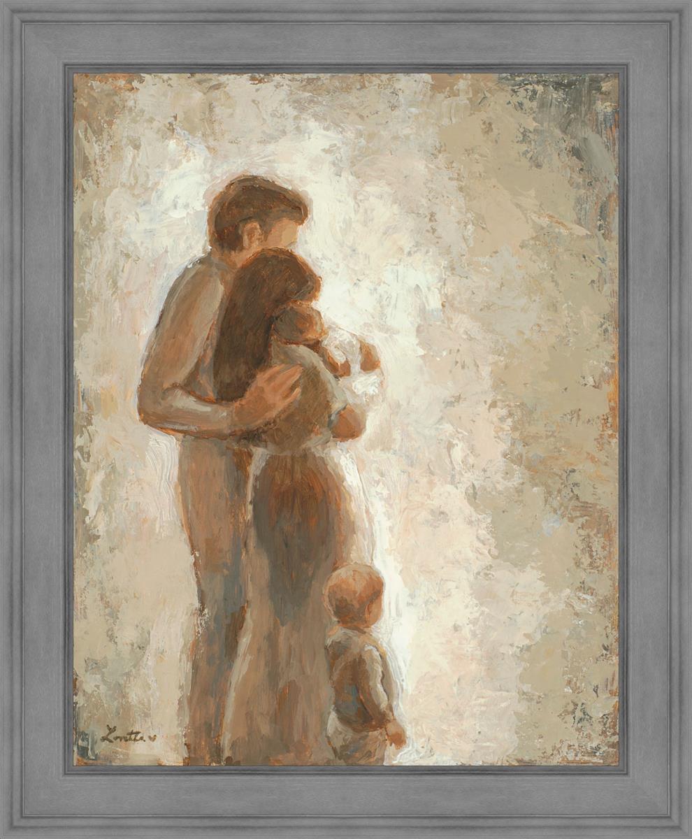 Family Looking Towards the Light - Inspirational Wall Art for Home Decor | Motivational Canvas Print for Living Room, Bedroom & Office | Perfect Gift for Family & Friends