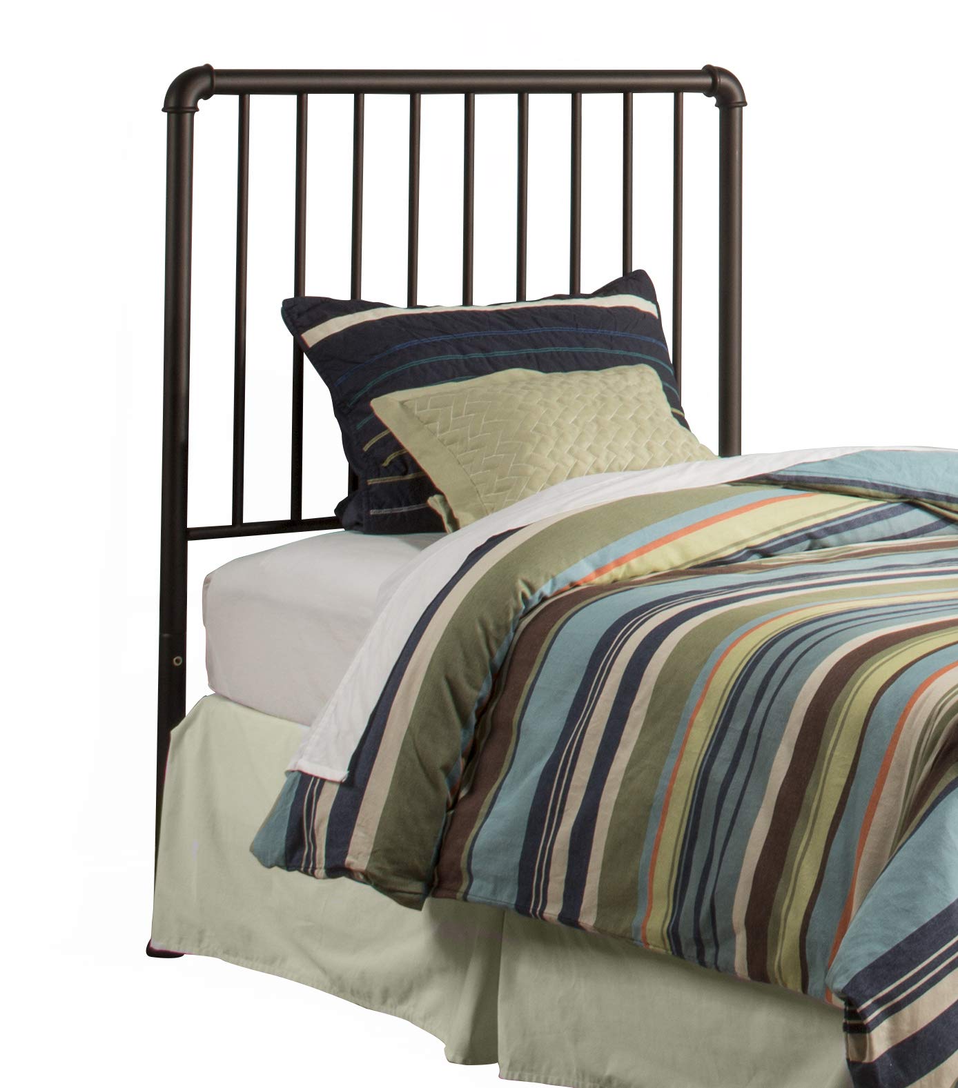Hillsdale Furniture Brandi Twin Size Headboard in Oiled Bronze Finish - Perfect for Bedroom Decor and Guest Room Setup
