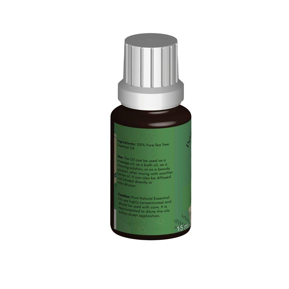 Devaayam Essentials 100% Pure Tea Tree Essential Oil for Skin, Hair & Aromatherapy | Natural Antiseptic & Antibacterial Oil | Perfect for Diffusers, Massage & DIY Beauty Products