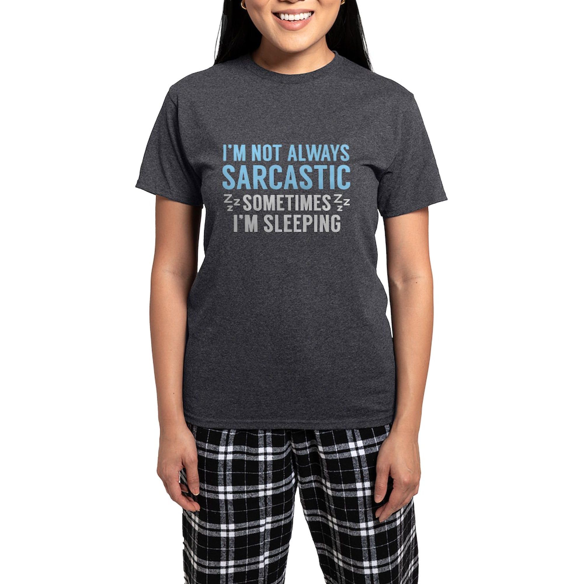 CafePress Women's Charcoal Sarcastic Pajama Set - Funny Sleepwear for Women | Perfect for Sleepovers, Girls Night In & Relaxing at Home