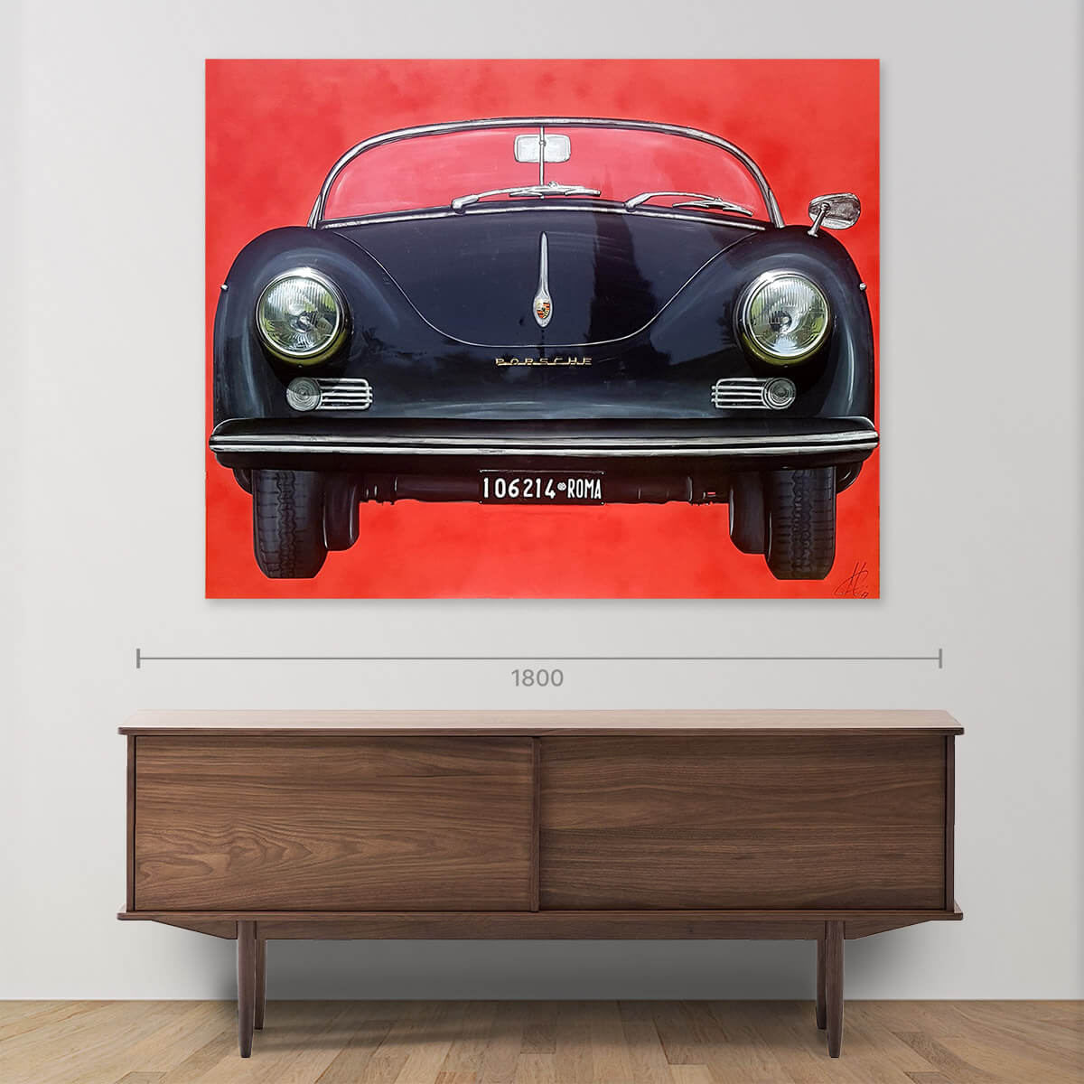 Original Porsche 356 Black Diecast Model Car - 1:18 Scale Collectible Toy for Adults - Perfect for Display, Gift Giving & Car Enthusiasts - Home Office Decor & Showcase Collection