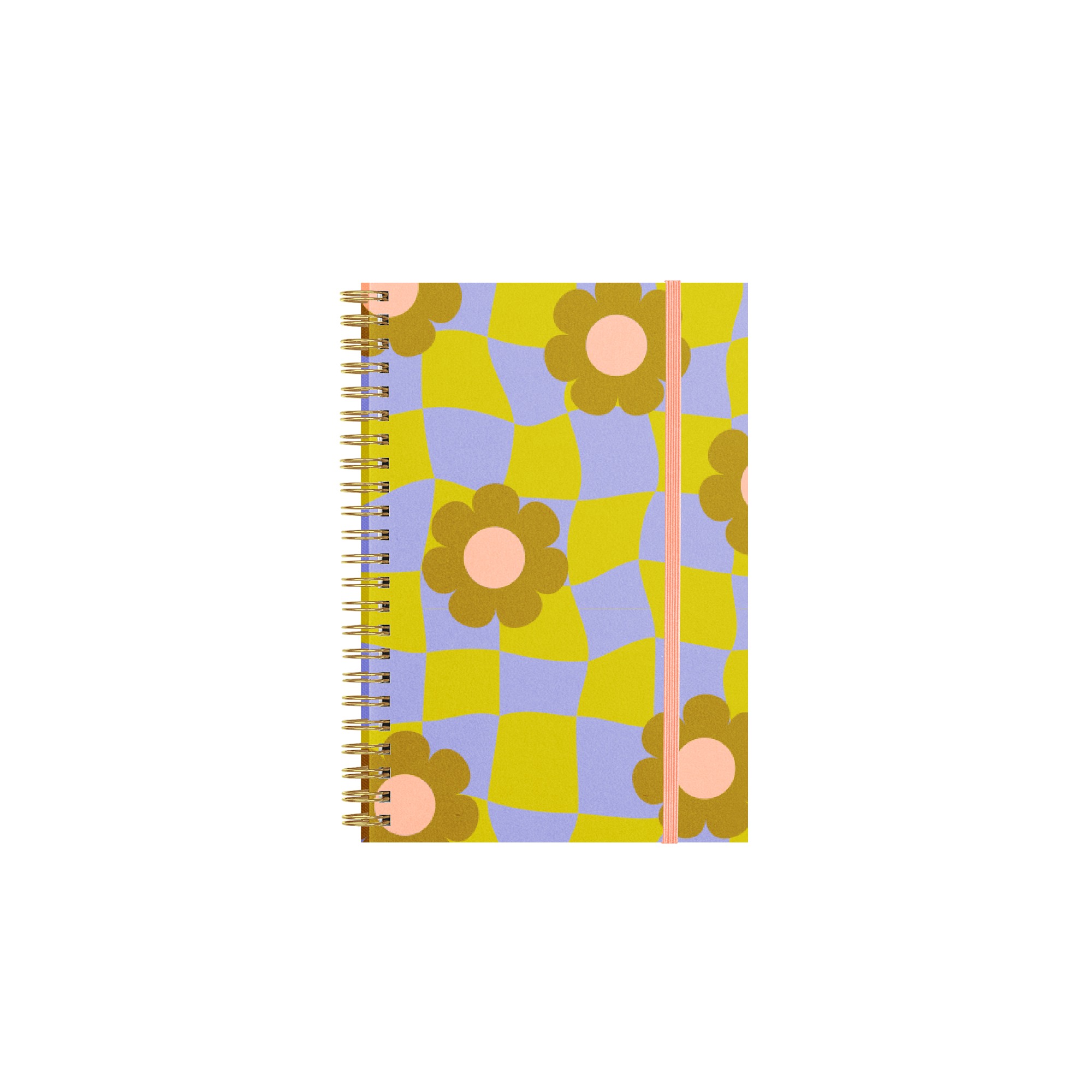 Funky Daisy Notebook - Aesthetic Floral Journal for Women & Girls, Perfect for School, Office, Note Taking & Gift Giving