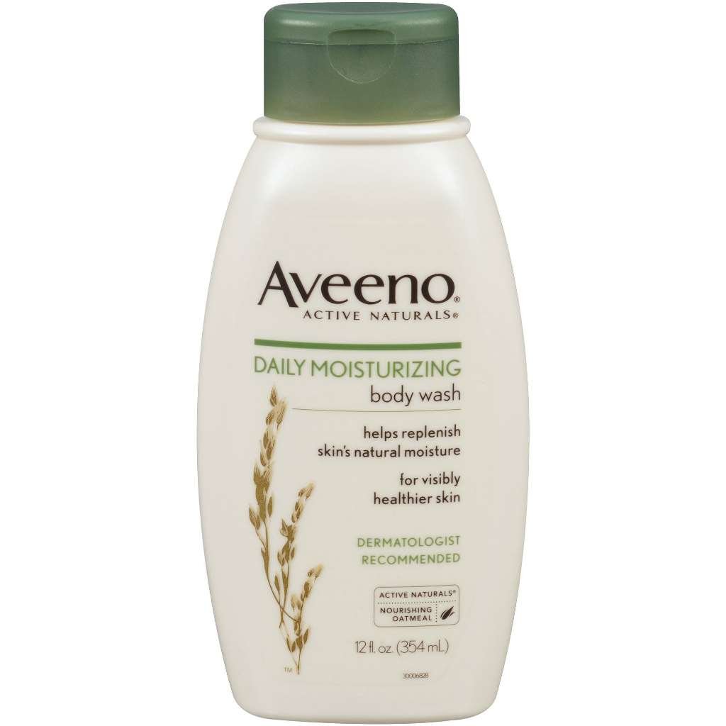 Aveeno Active Naturals Daily Moisturizing Body Wash - 12 oz (Pack of 9) | Fragrance-Free & Hypoallergenic for Dry & Sensitive Skin | Perfect for Shower, Bath & Daily Skincare Routine