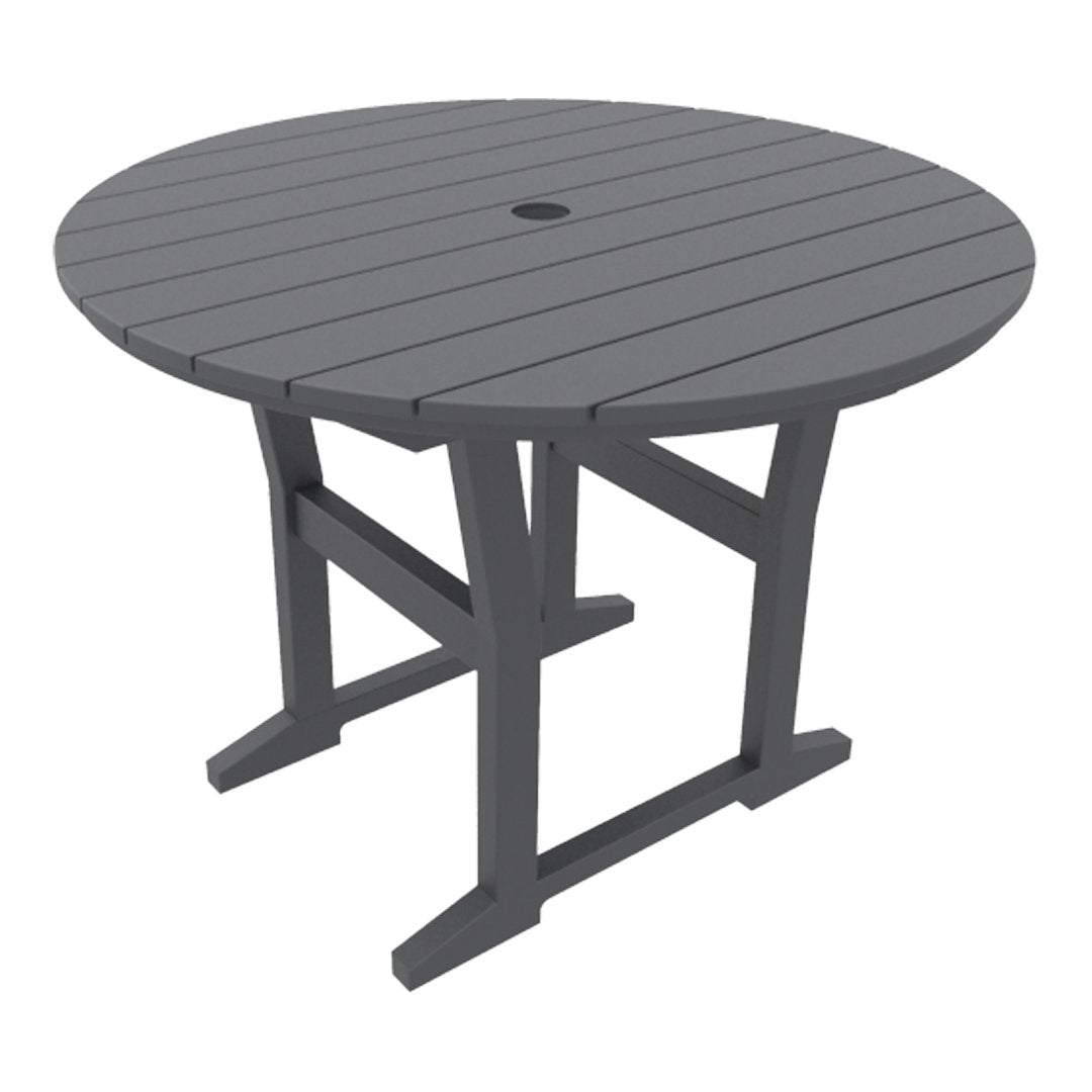 Coastline Cafe Round Dining Table - 36 Inch Modern Kitchen Table for Small Spaces, Breakfast Nook & Apartment - Perfect for Coffee Shops, Restaurants & Home Decor