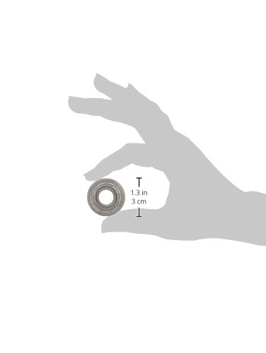 NTN 6201ZZ Deep Groove Ball Bearing - 12mm ID 32mm OD 10mm Width, Double Shielded, Steel Cage, C3 Clearance - Ideal for Electric Motors, Power Tools, Conveyors & Industrial Machinery
