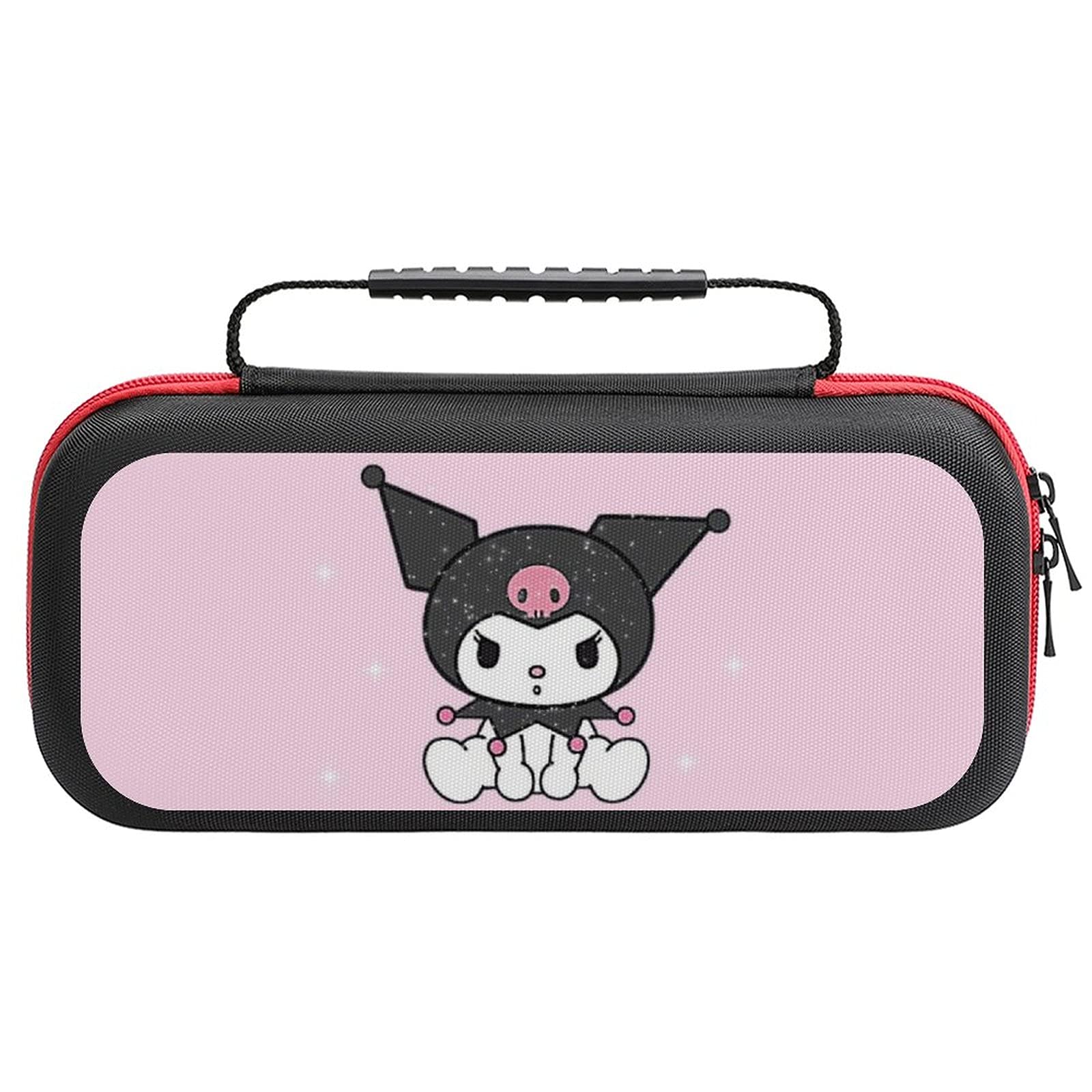 IFMAXCOX Kuromi Cute Nintendo Switch Carrying Case - Protective Storage Bag for Switch Console & Accessories - Perfect for Travel, School & Gaming On-The-Go
