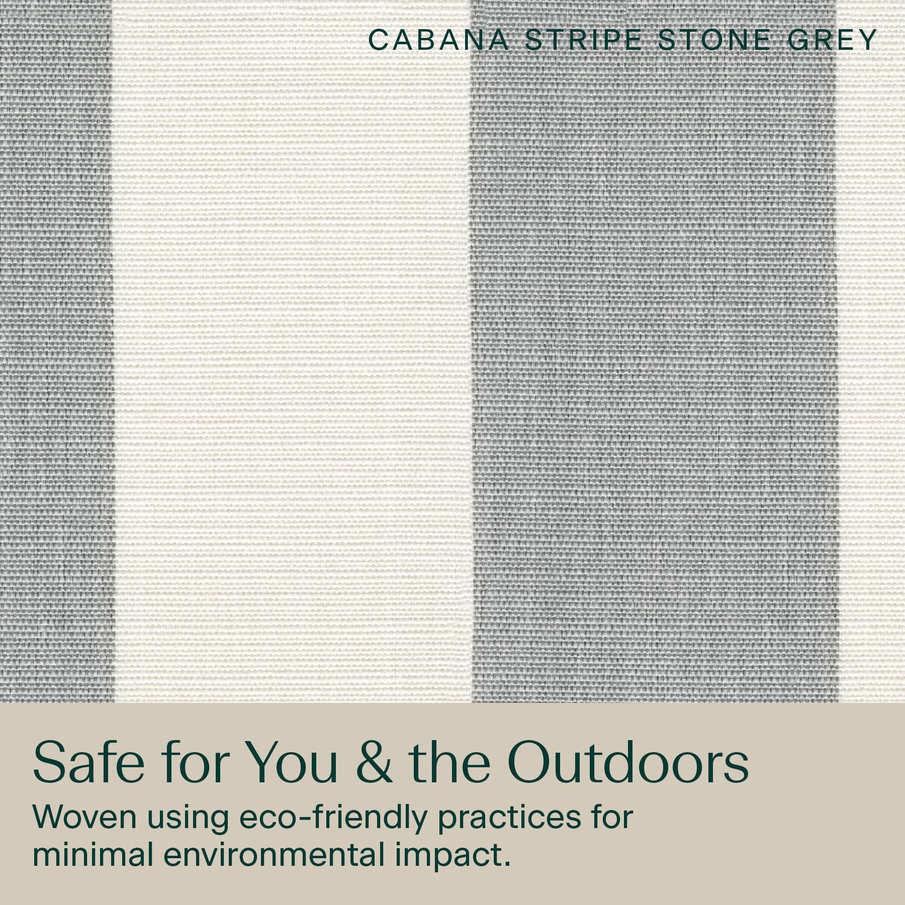 Honeycomb Outdoor Chaise Lounge Chair with Cabana Stripe Stone Grey Patio Cushion - 22.5