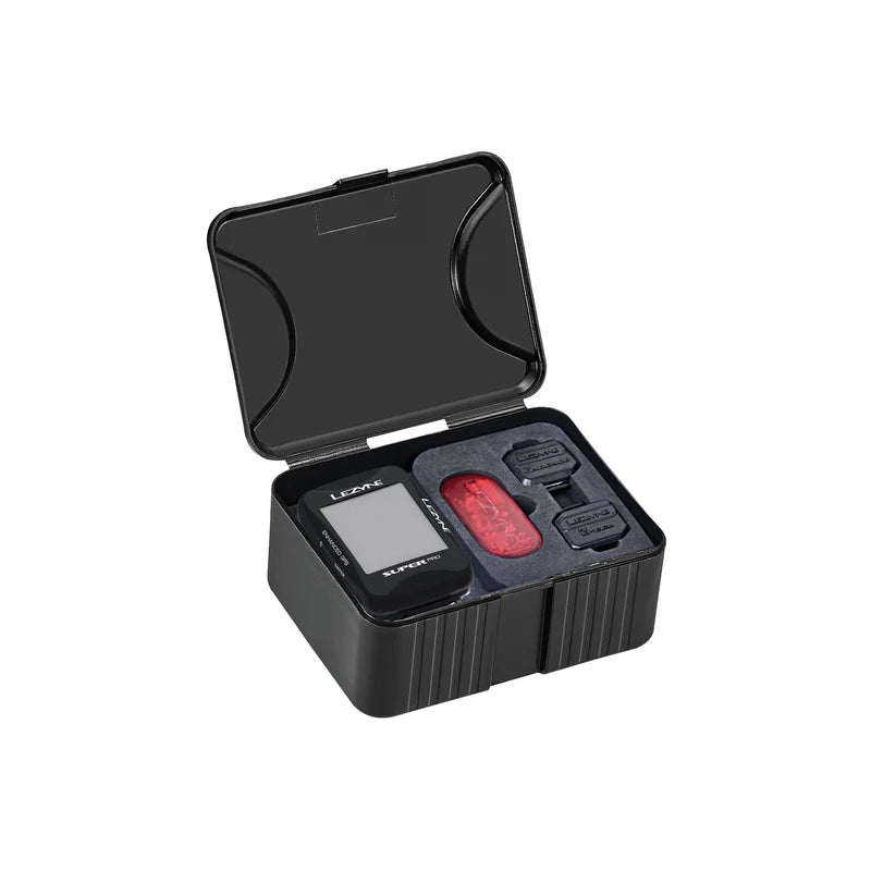 Lezyne Super Pro GPS Bike Computer - High Performance Cycling GPS with Navigation, Speed & Distance Tracking - Perfect for Road Biking, Mountain Biking & Training