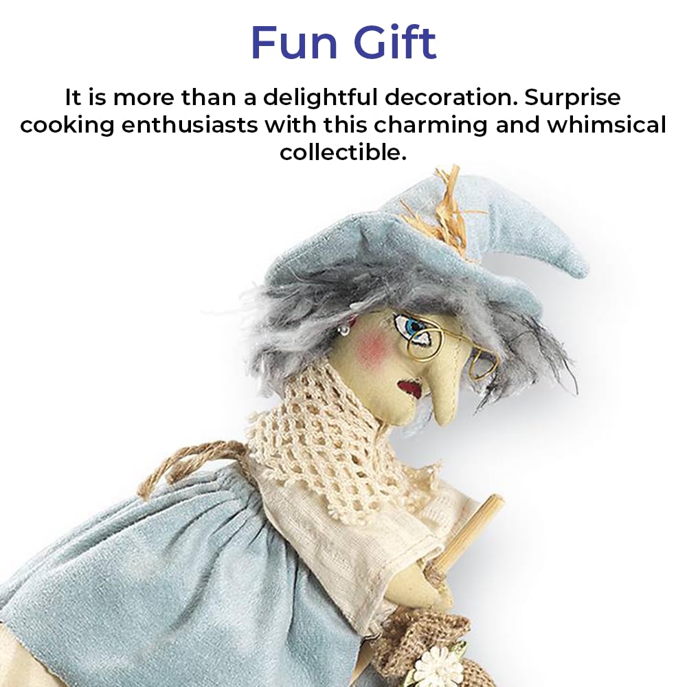 Enchanting Kitchen Witch Doll for Good Luck & Cooking - 13