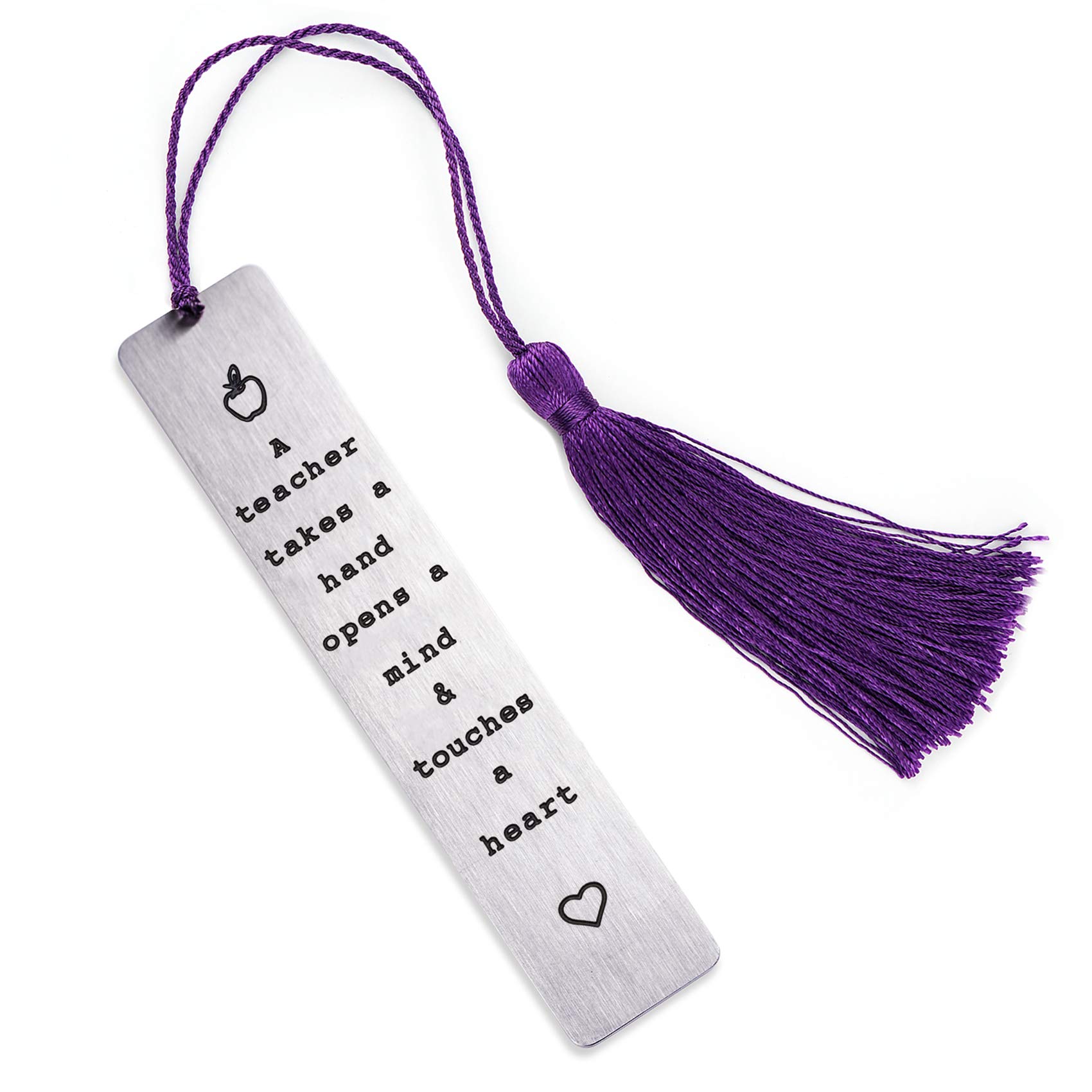 Personalized Teacher Bookmark - Unique Teacher Appreciation Gifts, Thank You Present from Students, Special Teaching Assistant Gift - Perfect for Classroom, Graduation, Retirement & Back to School Gifts