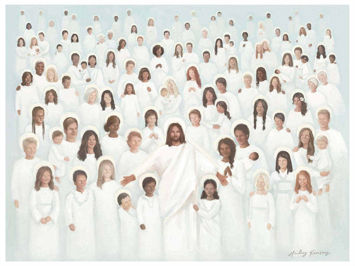 Body Of Christ By Hailey Kinsey - Inspirational Christian Wall Art for Home & Church Decor - Perfect for Living Room, Bedroom & Prayer Space