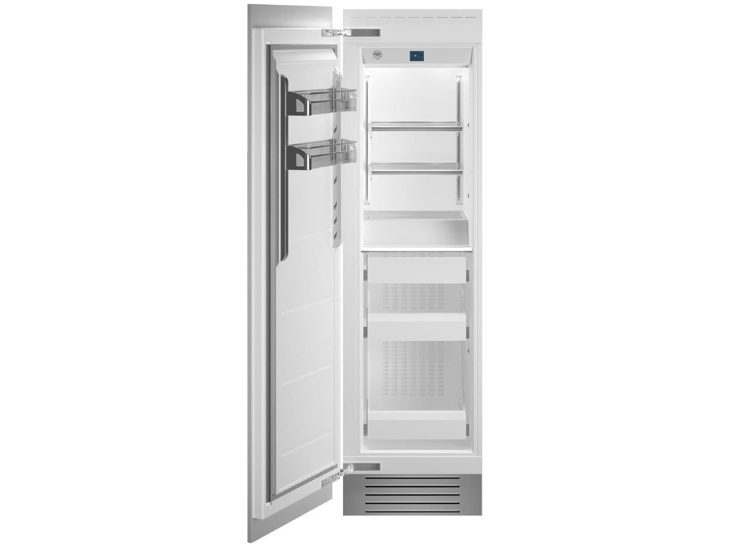 Bertazzoni REF24FCIPRL 24-Inch Built-In Freezer Column - Panel Ready, Left Hinge - Perfect for Modern Kitchens & Luxury Home Appliances