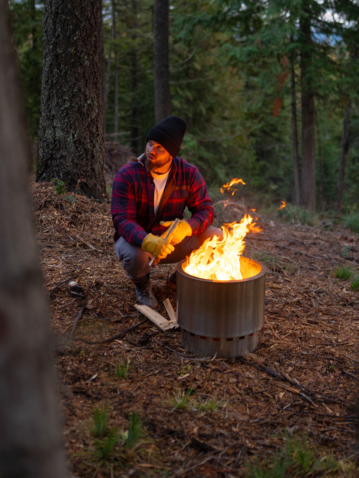 Midweight Forever Flannel Shirt - Classic Red Plaid for Men & Women | Perfect for Outdoor Adventures, Casual Wear & Layering