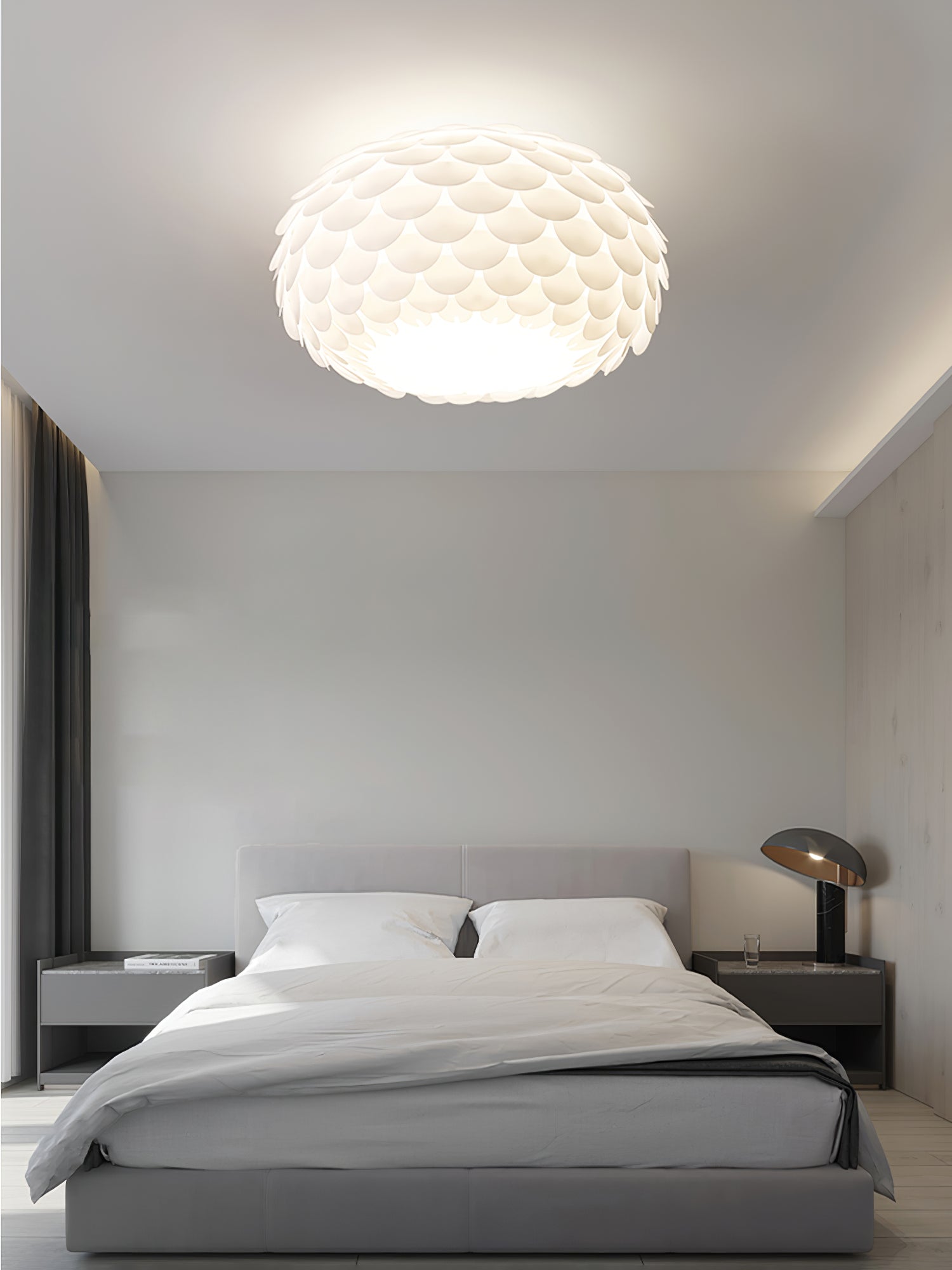 Modern LED Ceiling Light Fixture - Energy Efficient Dimmable Flush Mount for Living Room, Bedroom, Kitchen | Home & Office Lighting Solution