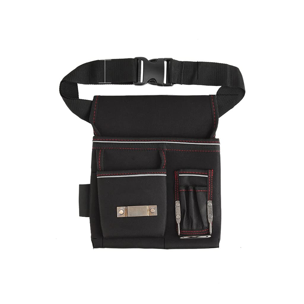 Multifunctional Tool Belt Pouch for Electricians & Handymen - Durable Waist Tool Organizer with Multiple Pockets for Screwdrivers, Pliers & Hardware | Perfect for Construction, Home Repairs & DIY Projects