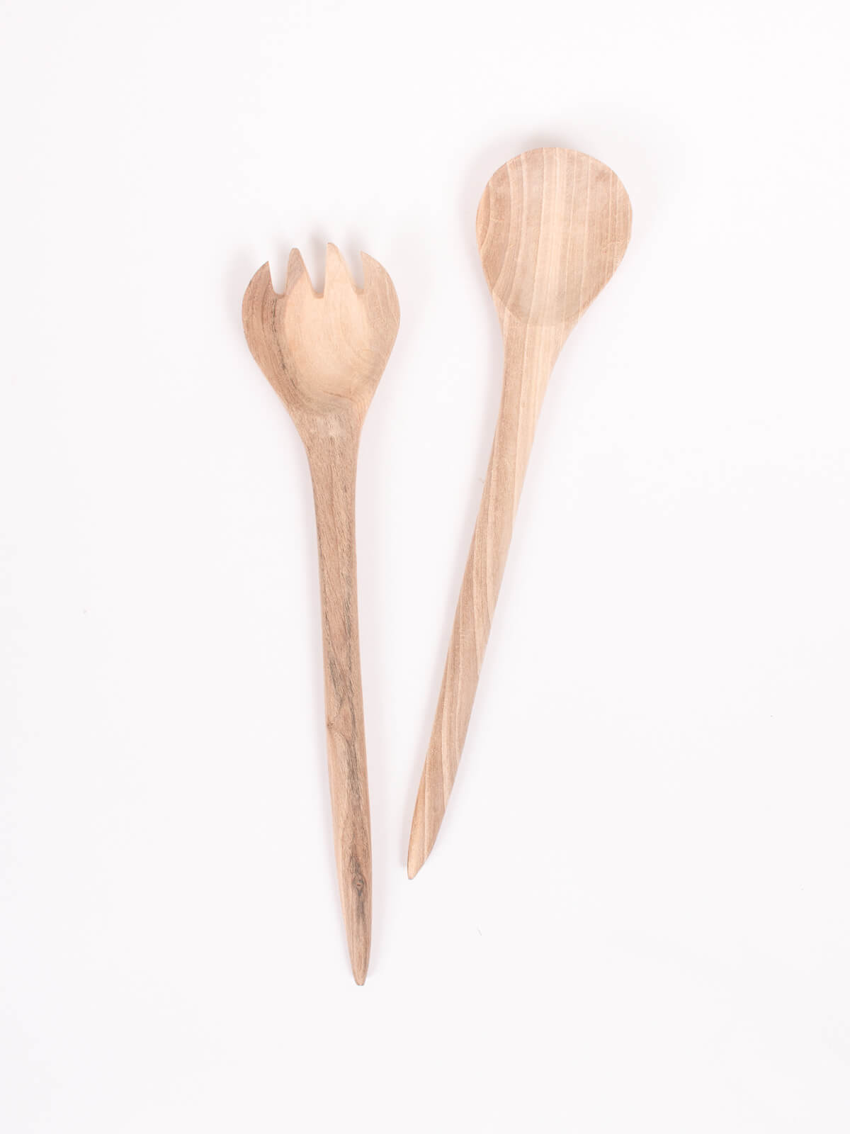 Premium Walnut Wood Salad Servers Set - Handcrafted Eco-Friendly Wooden Serving Utensils for Tossed Salads, Pasta, and Fruit - Perfect for Dinner Parties, BBQs, and Healthy Eating