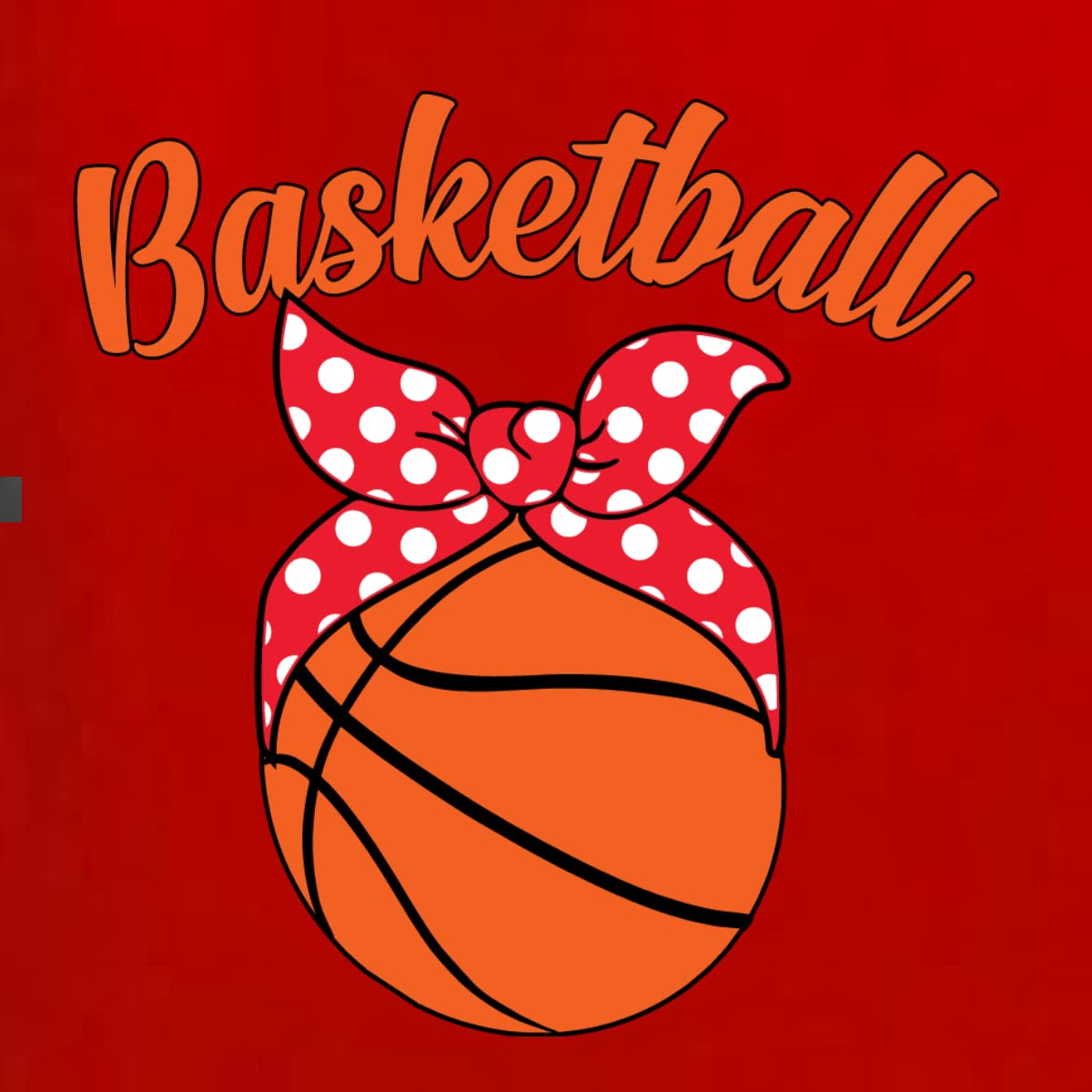 Basketball Mom T-Shirt - Cute Sports Graphic Tee for Women - Youth League Gift Idea - Front & Back Print - Perfect for Games, Practices & Team Events