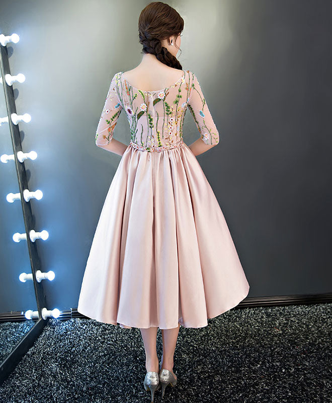 Elegant Black A-Line Short Prom Dress & Pink Evening Gown - Perfect for Homecoming, Cocktail Parties & Formal Events