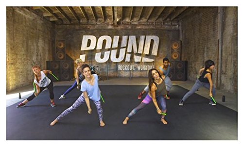 POUND Rockout Results System - 5 DVDs, 9 At-Home Workouts, Nutrition Guide with Recipes, 60-Day Fitness Calendar | Home Exercise Program for Weight Loss & Toning | Perfect for Busy Women & Beginners