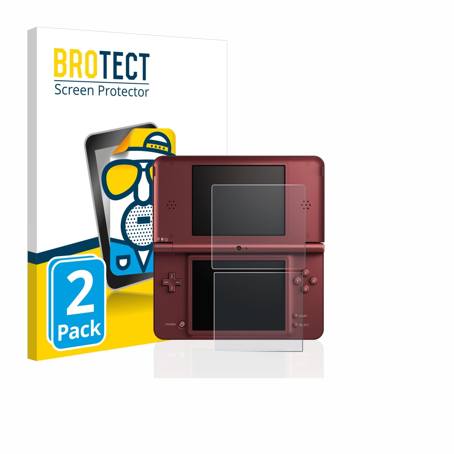 Anti-Glare Screen Protector for Nintendo DSi XL (2-Pack) - Matte Film - Reduce Eye Strain for Gaming & Outdoor Use