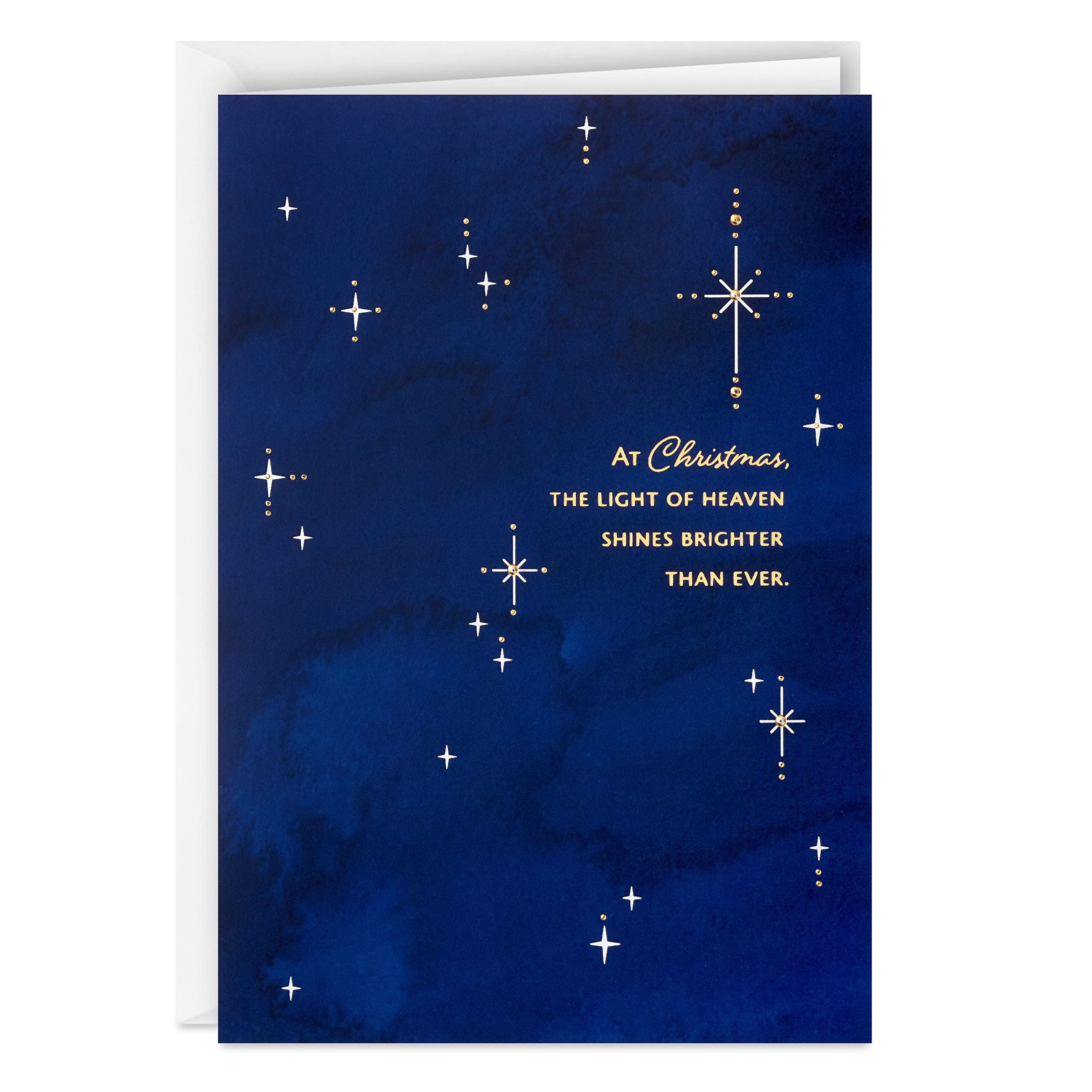 Hallmark Religious Boxed Christmas Cards - Light of Heaven (16 Cards with Envelopes) for Holiday Greetings, Church Events & Christian Celebrations