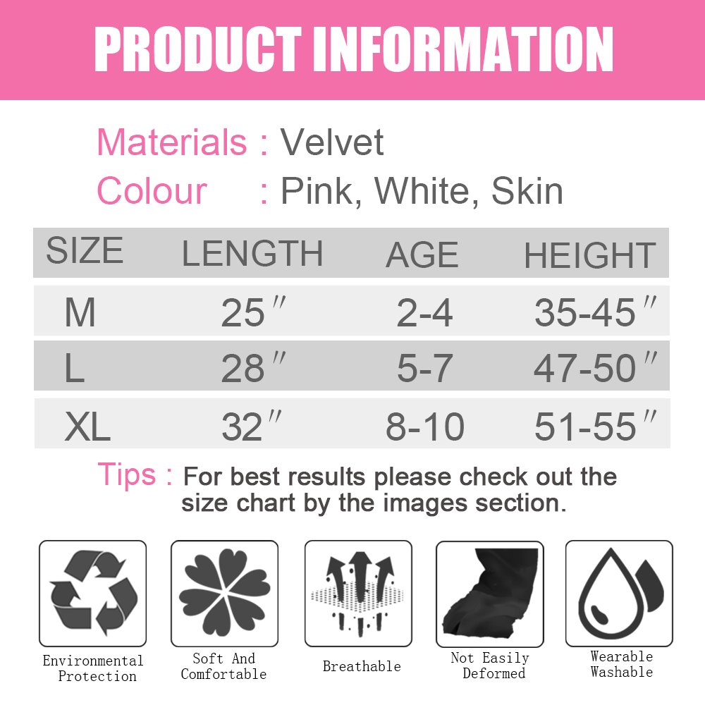 AIMILIA Ballet Tights for Girls - Toddler Dance Leggings with Feet - Soft Stretchy Ballet Pants for Kids - Perfect for Ballet Class, Recital & Dance Practice
