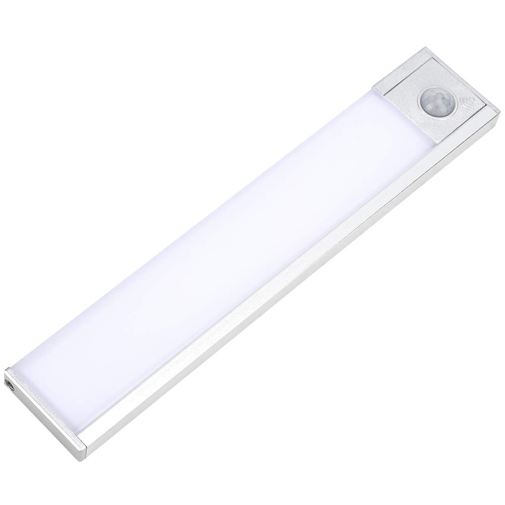 Motion Sensor Closet Lights - LED Under Cabinet Lighting with USB Charging, Auto On/Off for Kitchen, Wardrobe & Cupboard - Perfect for Nighttime Safety & Convenience (Natural White)