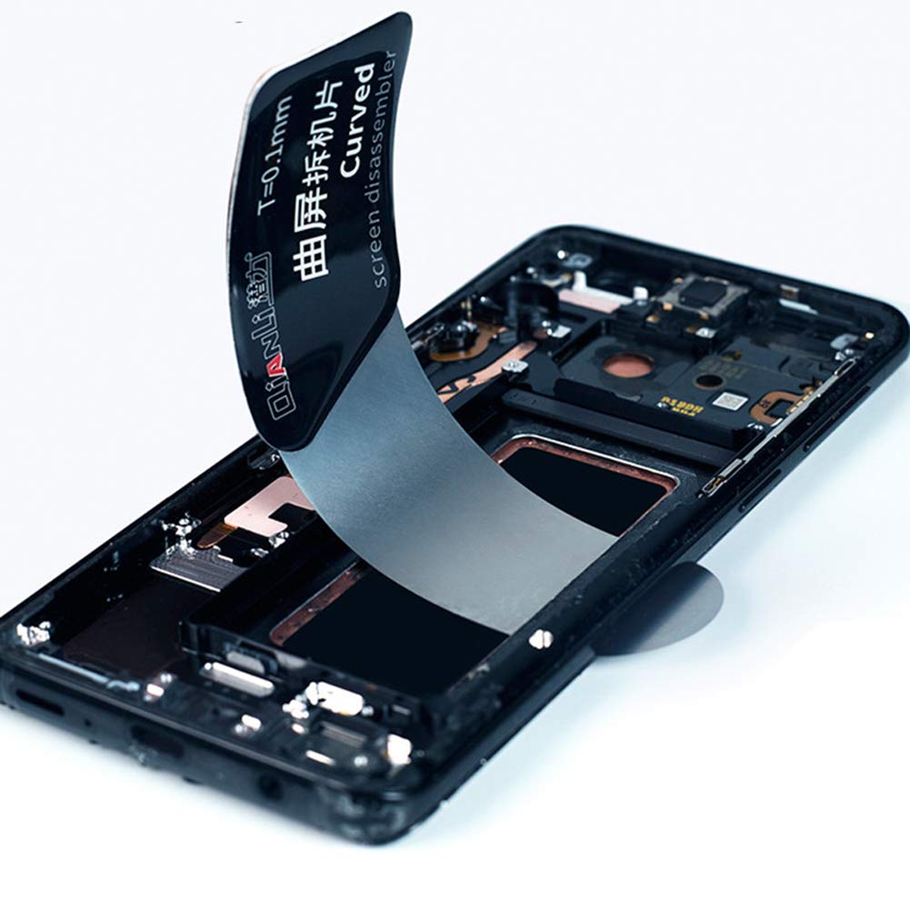 5Pcs Professional LCD Screen Disassembler Pry Tools Kit for iPhone Samsung Phone Repair - 122 x 34mm Curved Electronics Opening Tools (Perfect for Mobile Phone LCD Replacement & Electronics Repair)