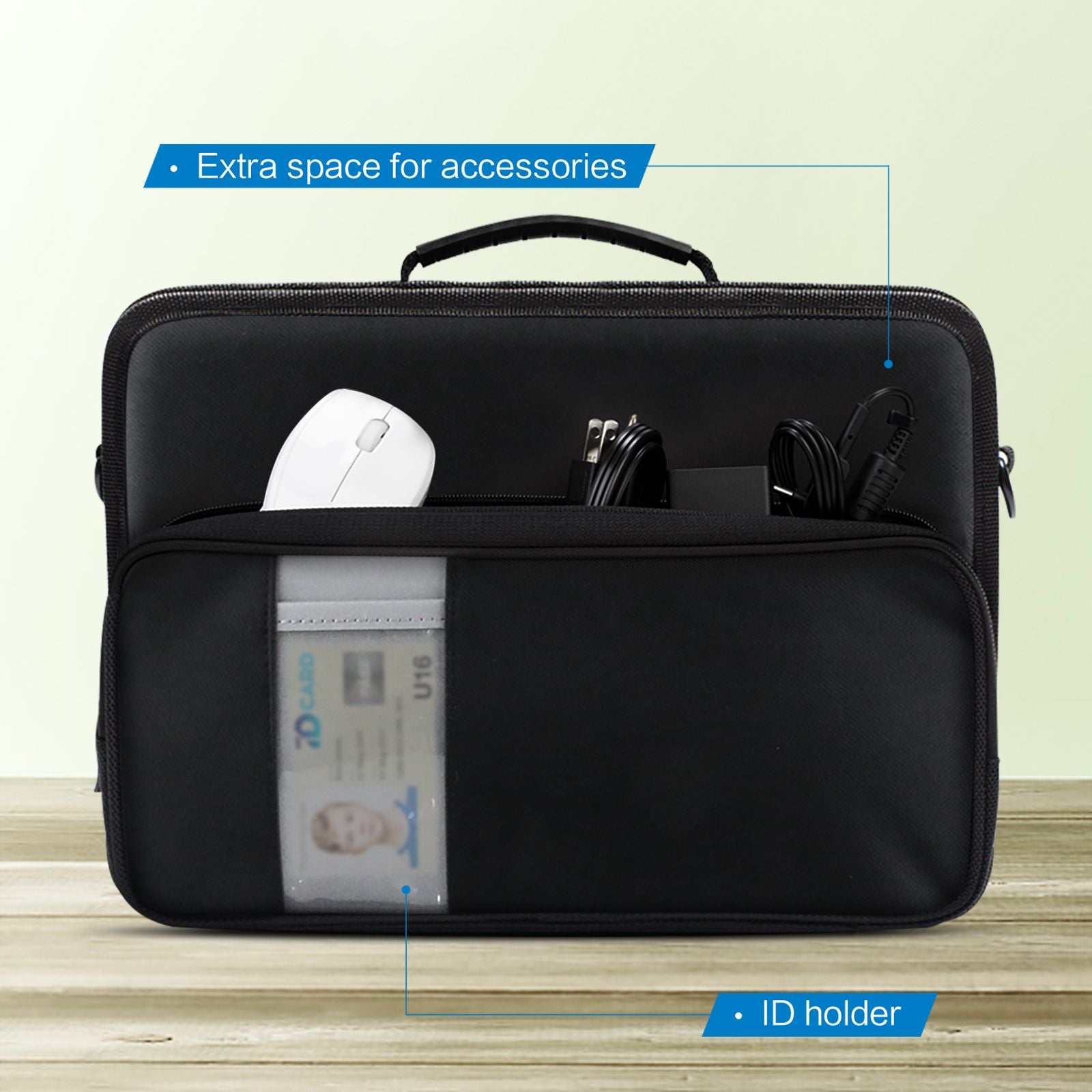iBenzer Bumptect Protective Laptop Carrying Case - Shockproof & Water-Resistant Sleeve for 13-15 Inch MacBook Pro/Air, Dell, HP - Perfect for Travel, Office & School Commute