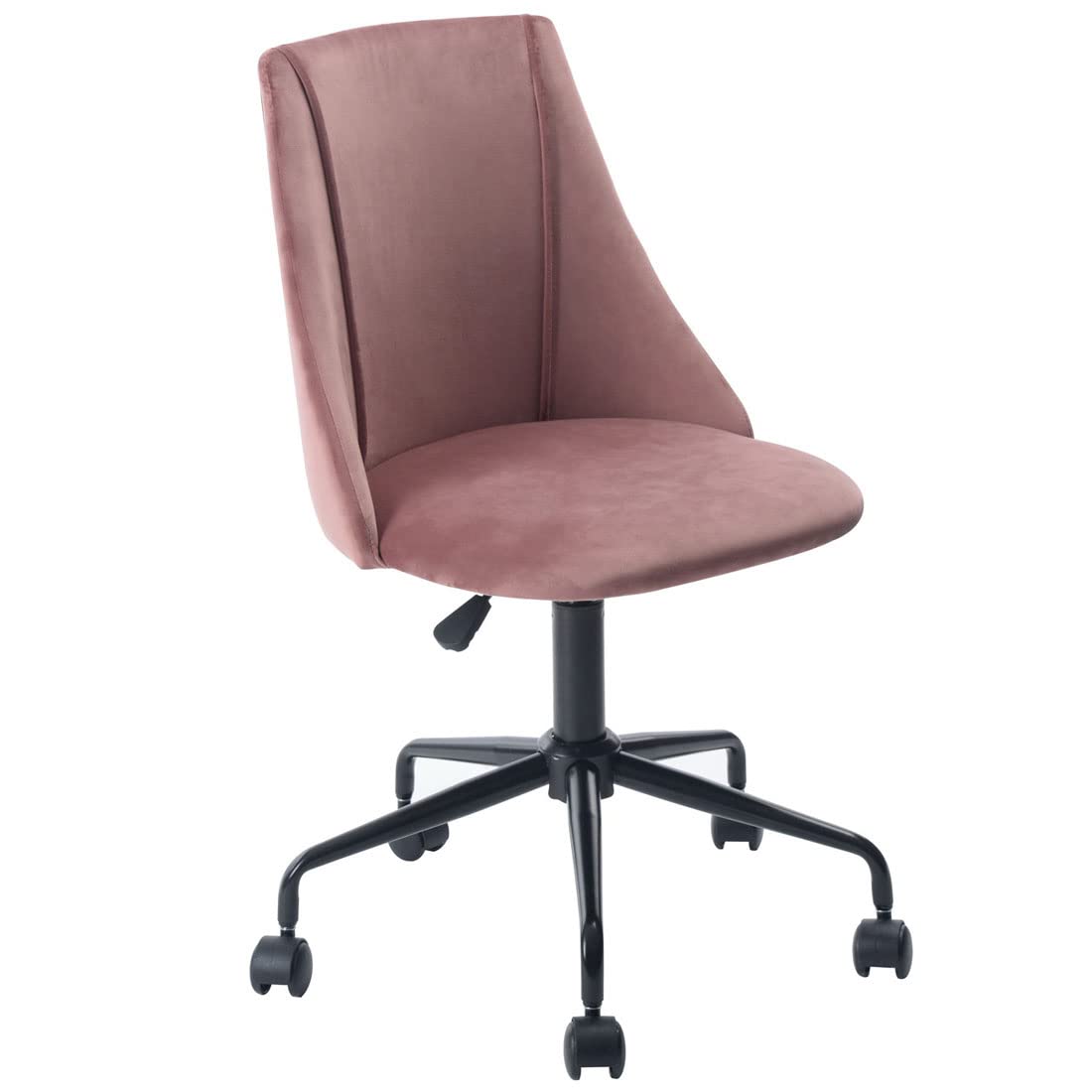 Ergonomic Home Office Chair with Lumbar Support & Armrests - 360° Swivel Rolling Computer Desk Chair, Breathable Fabric (Red) - Perfect for Remote Work, Gaming & Study Sessions