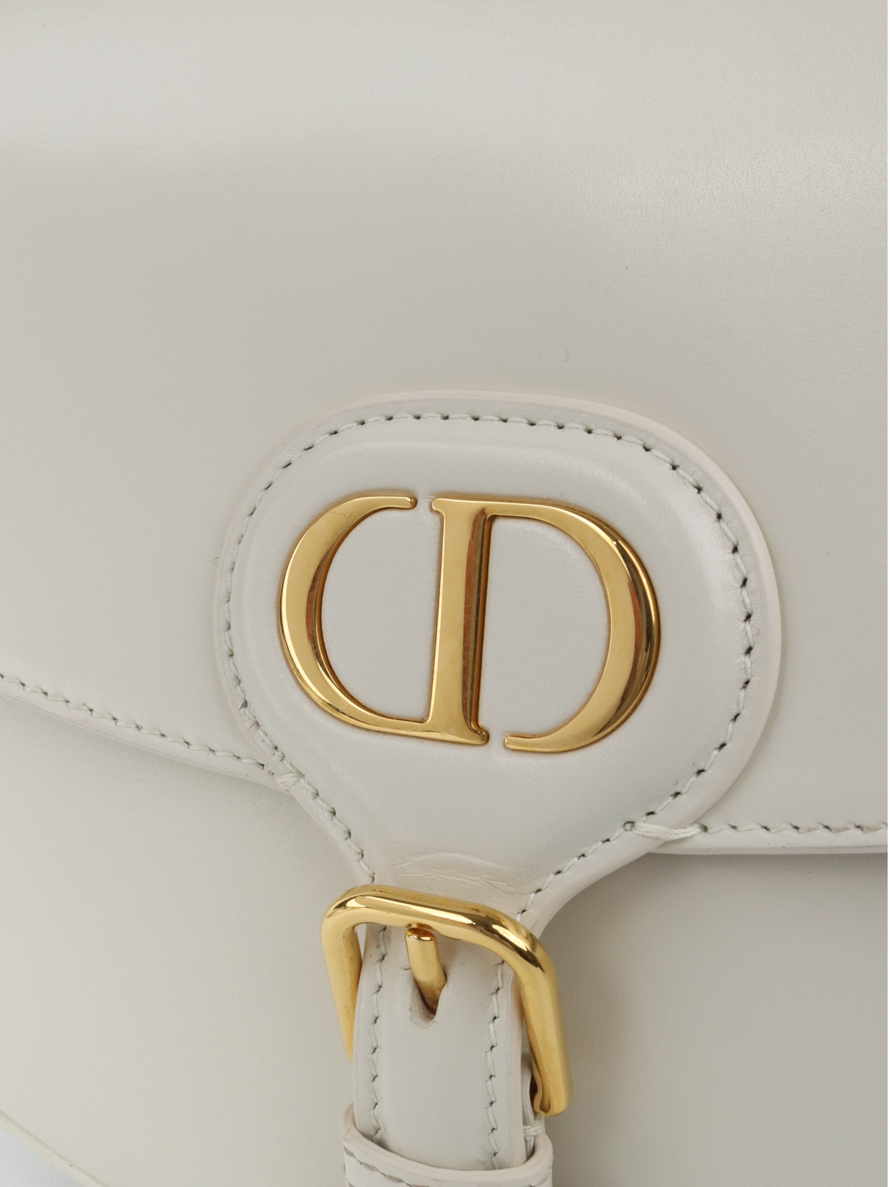 Dior Medium White Bobby Bag - Luxury Designer Handbag for Women | Perfect for Work, Evening Out & Special Occasions