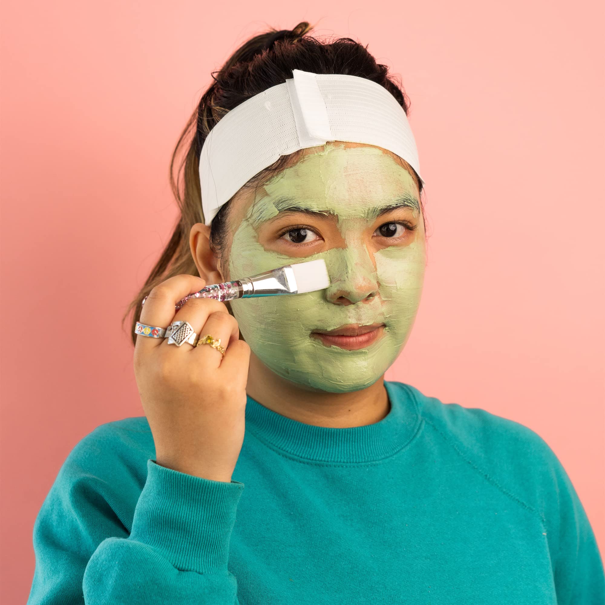 SONAGE Tulsi Soothing Tri Clay Mask for Acne Treatment - Mineral Rich Deep Pore Cleansing Mask with Neem Oil & Turmeric | Detoxifying Facial Mask for Oily & Acne-Prone Skin | Perfect for Spa Nights & Self-Care Routines
