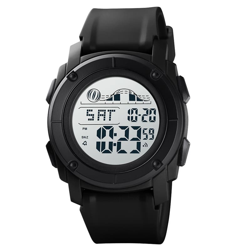 LED Digital Watch 1576 - Waterproof Sports Watch with Alarm & Stopwatch for Men and Women - Perfect for Running, Swimming, and Outdoor Activities